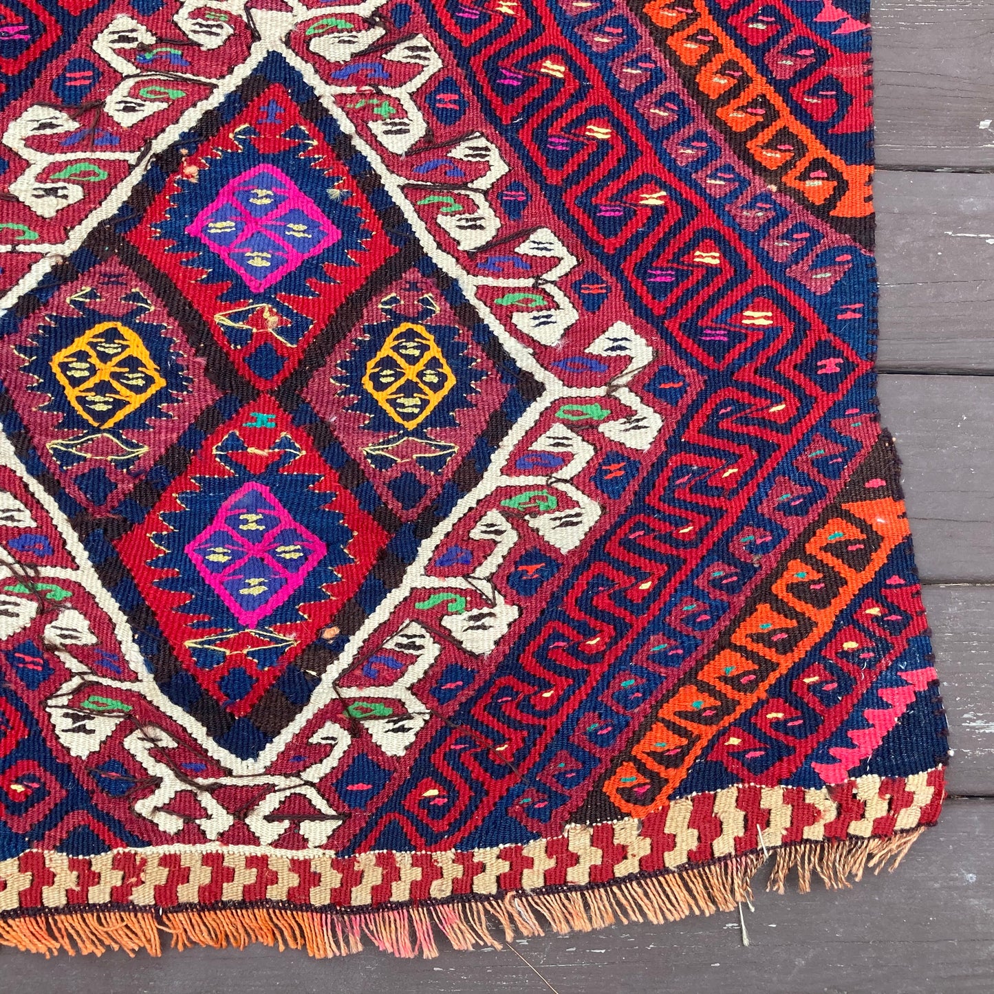 Turkish Rug, 2' 10 x 8' 4 Kilim