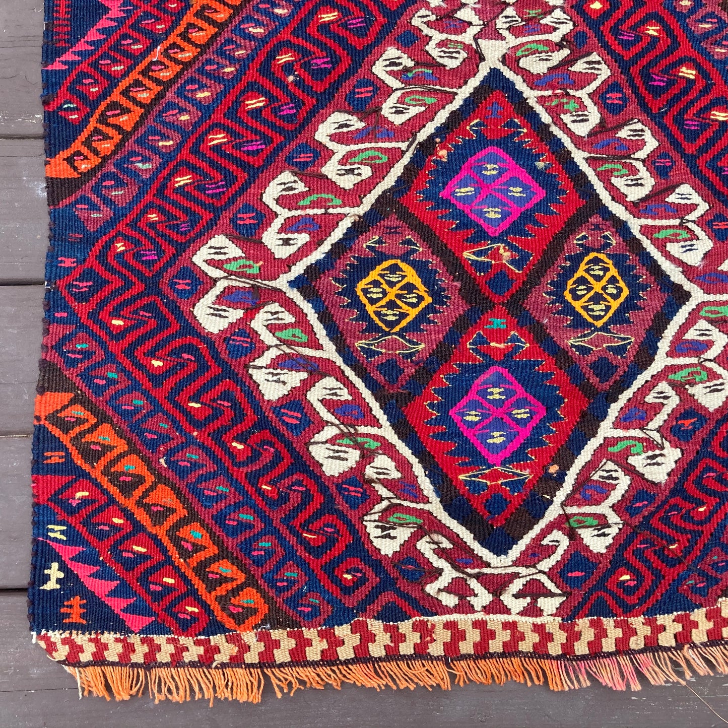 Turkish Rug, 2' 10 x 8' 4 Kilim