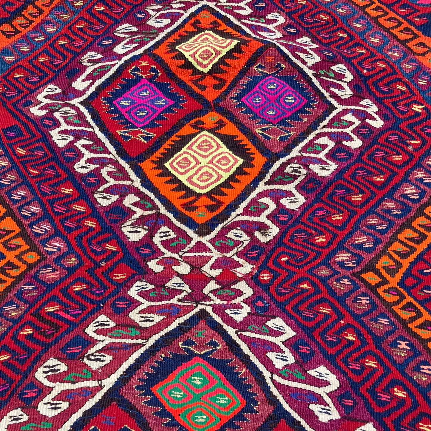 Turkish Rug, 2' 10 x 8' 4 Kilim