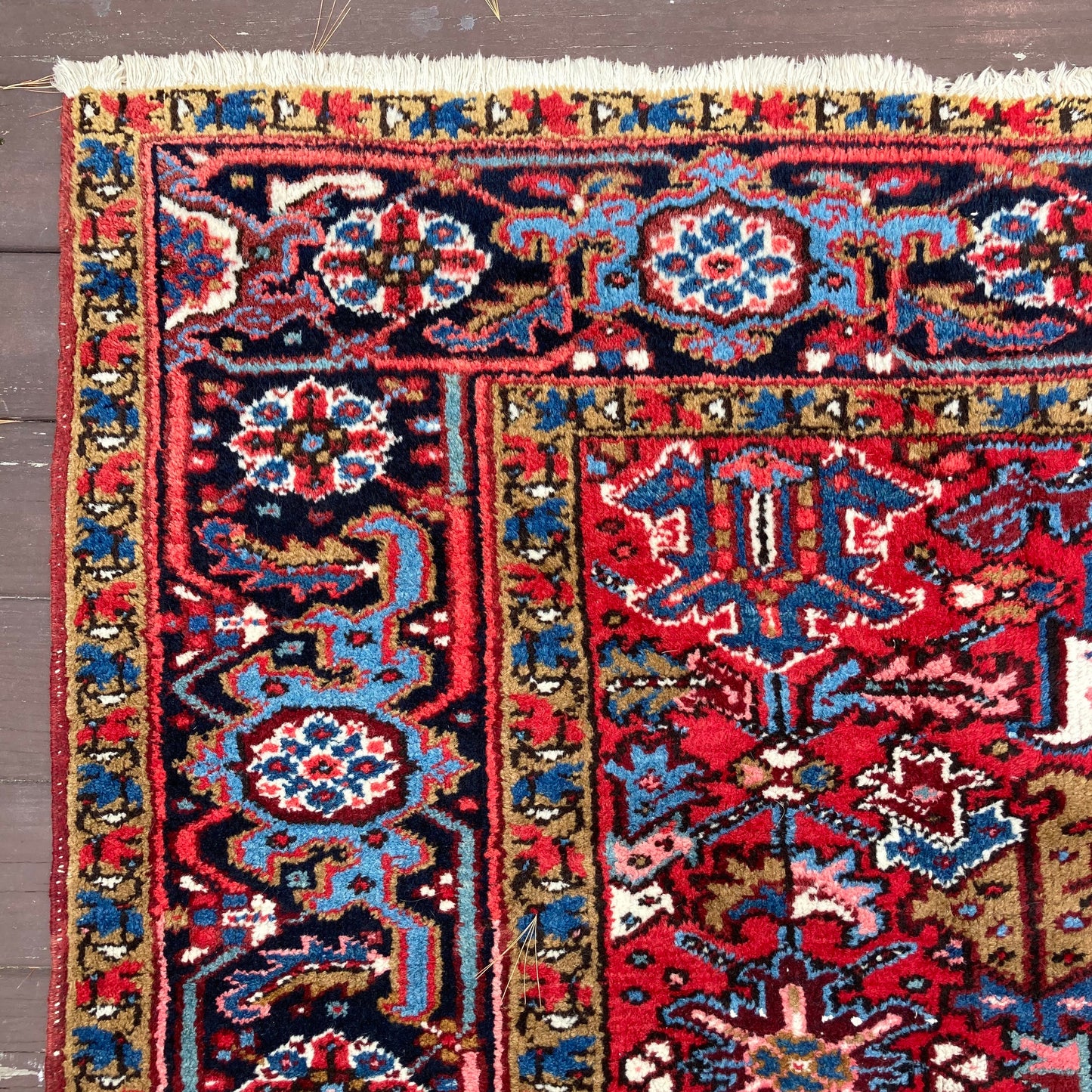Vintage Rug, 7' 2 x 10' 7 Red