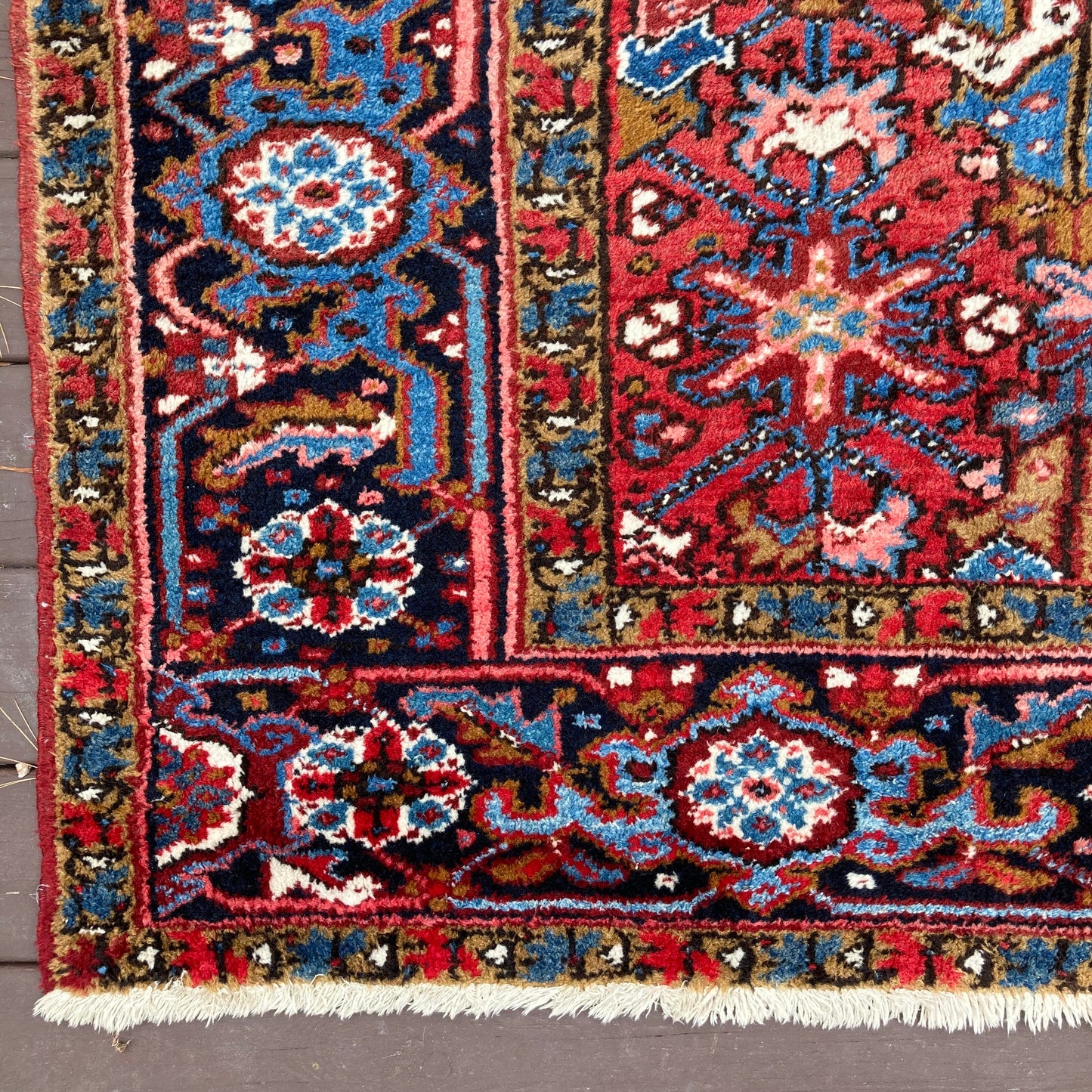 Vintage Rug, 7' 2 x 10' 7 Red