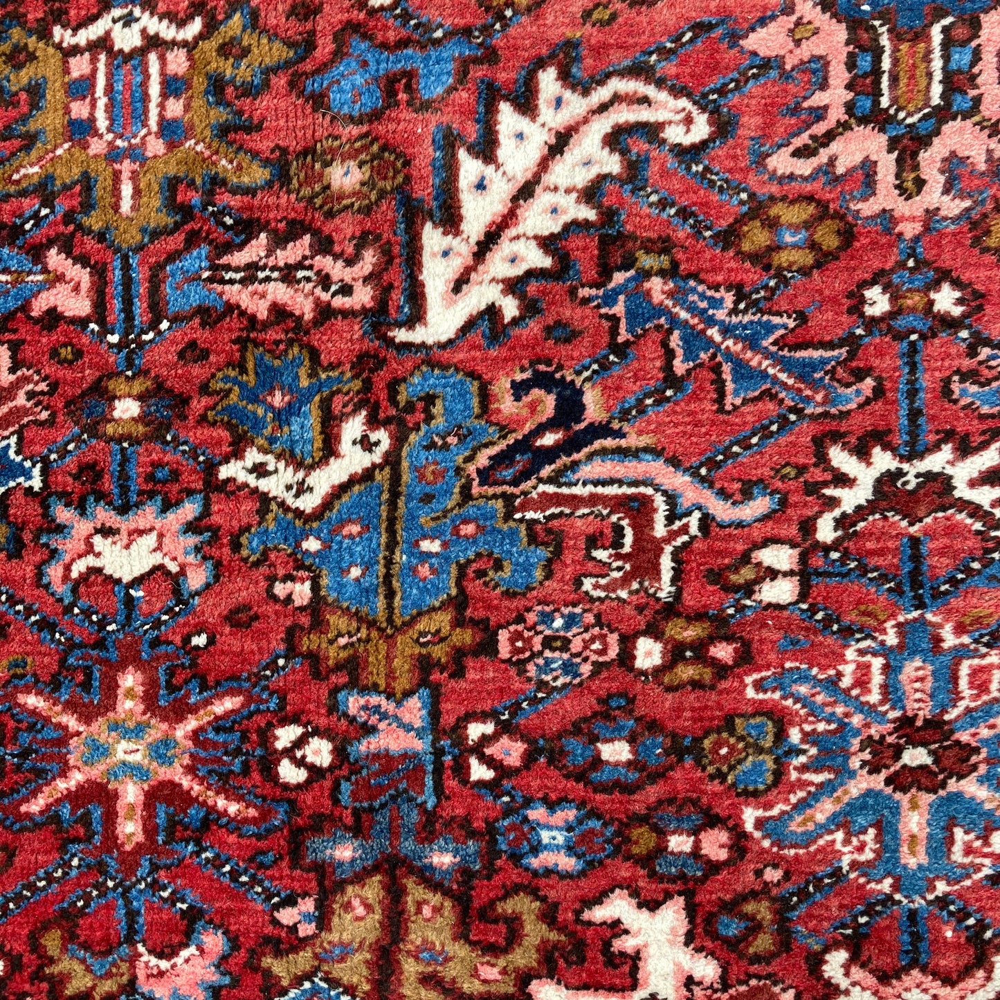Vintage Rug, 7' 2 x 10' 7 Red