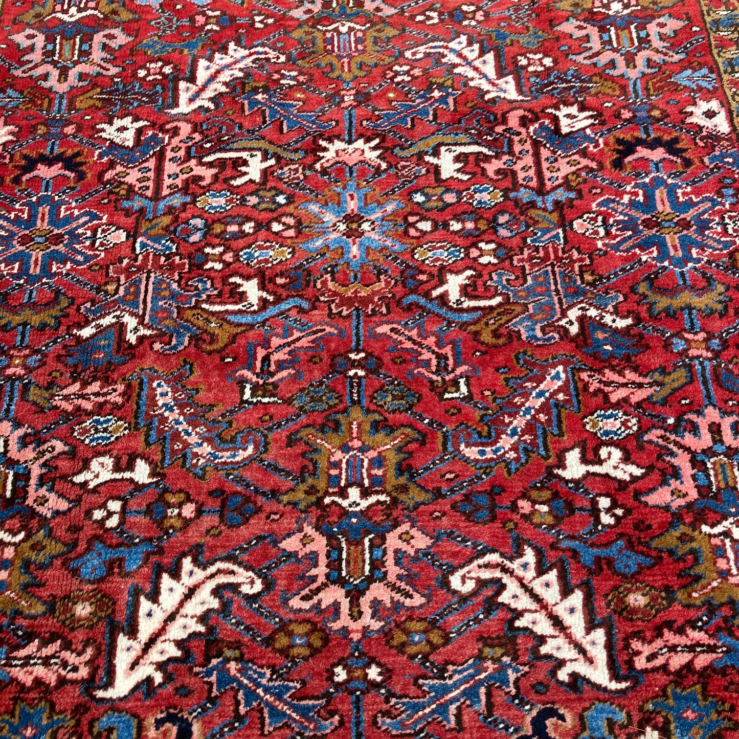 Vintage Rug, 7' 2 x 10' 7 Red