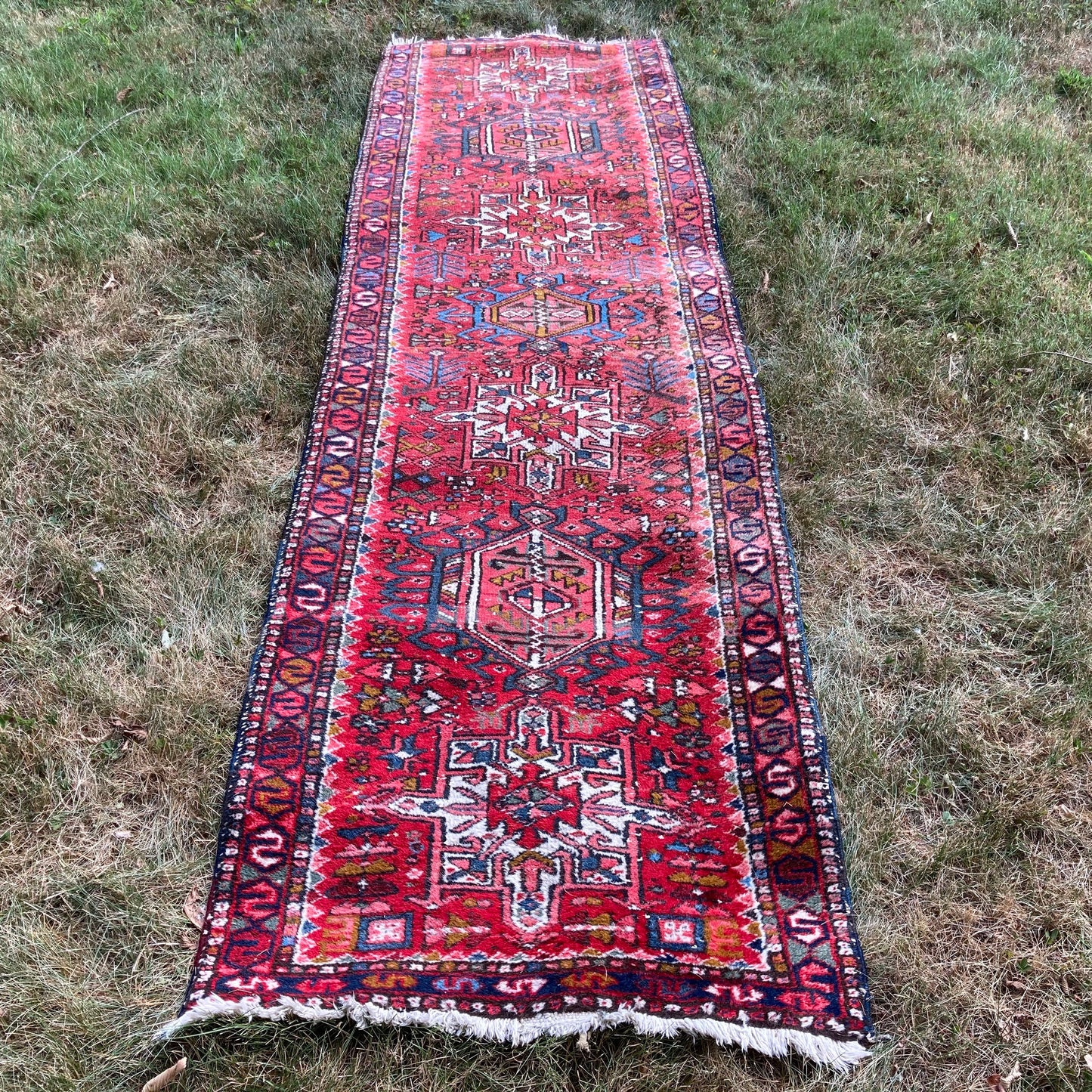 Vintage Rug, 2' 7 x 9' 1 Red Runner