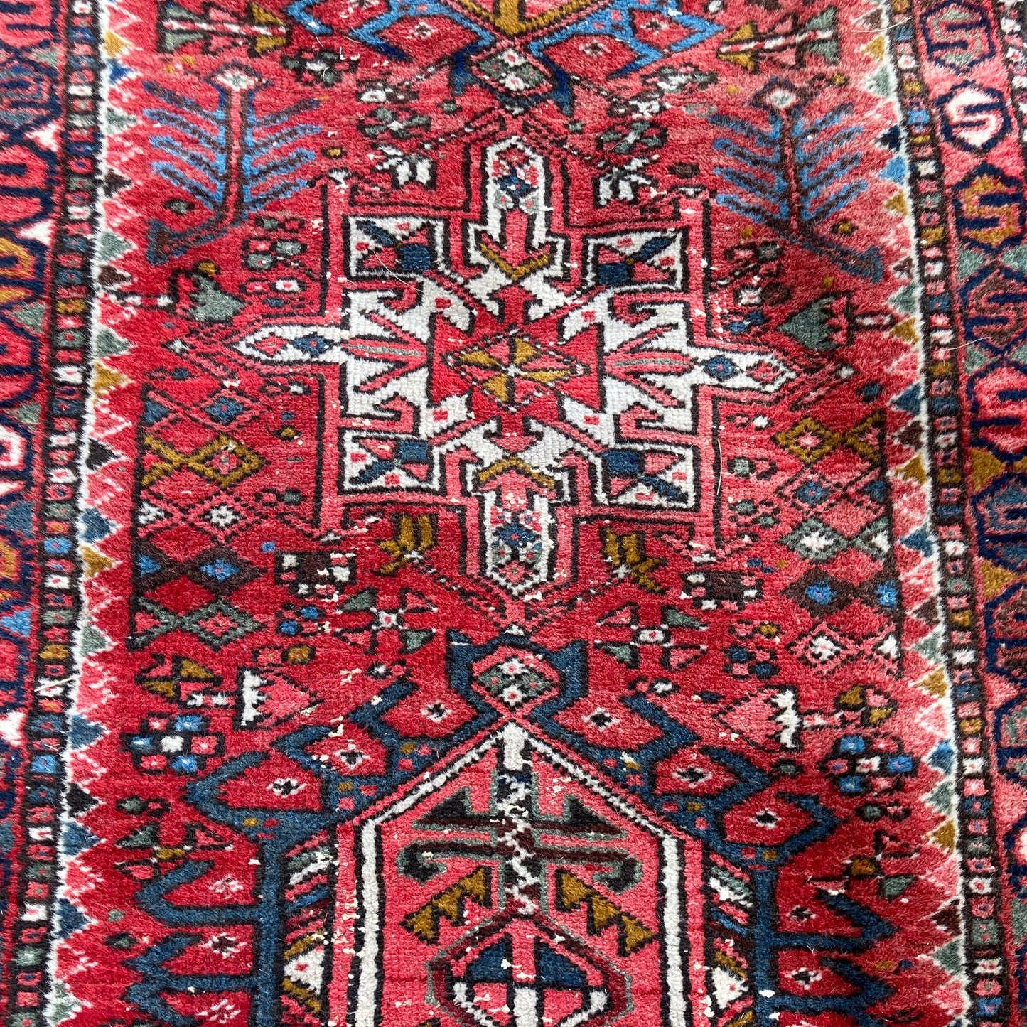 Vintage Rug, 2' 7 x 9' 1 Red Runner