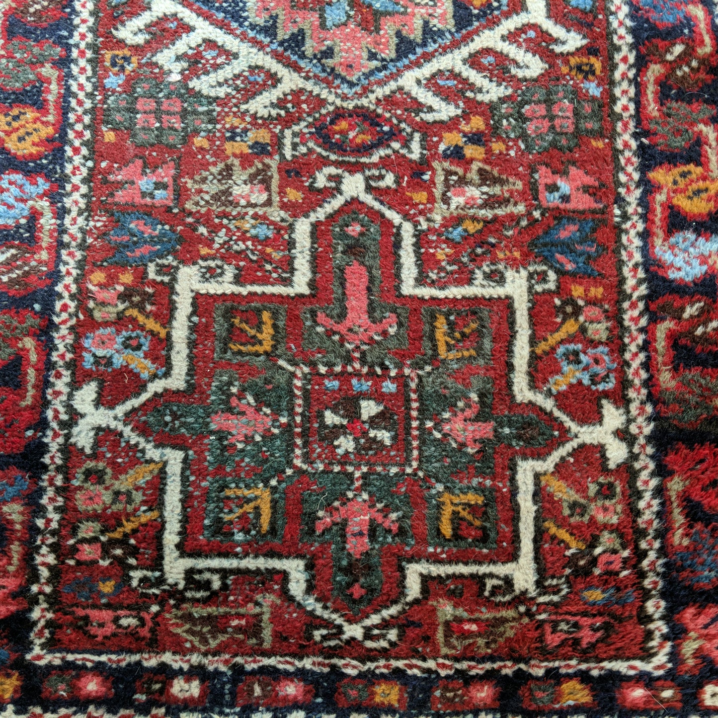 Vintage Rug, 2' 3 x 4' Red