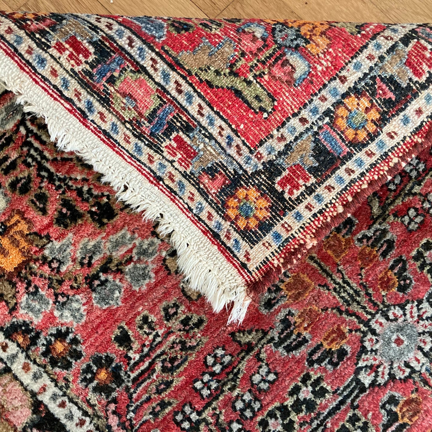 Vintage Rug, 1' 11 x 3' Pink