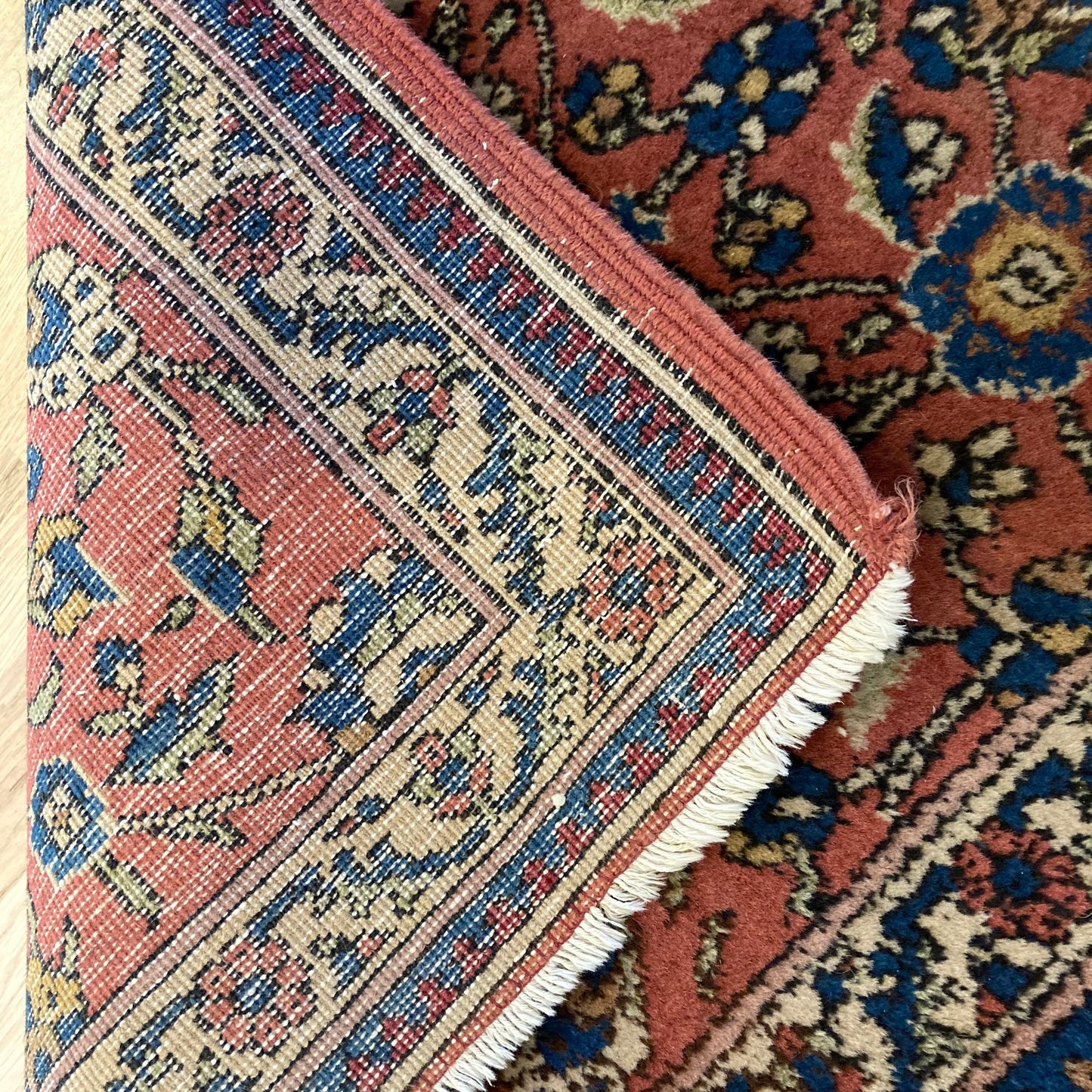 Vintage Rug, 2' 1 x 3' 7 Maroon