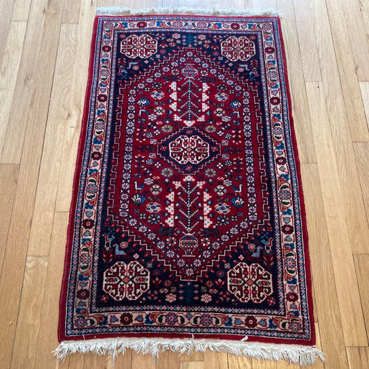 Vintage Rug, 2' 2 x 3' 9 Red - Jessie's Oriental Rugs