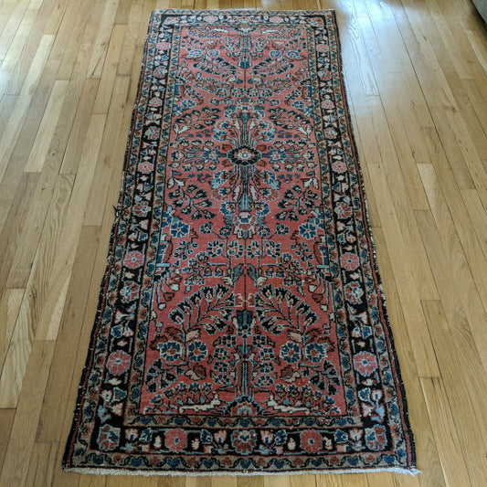 Vintage Rug, 2' 9 x 6' 8 Pink