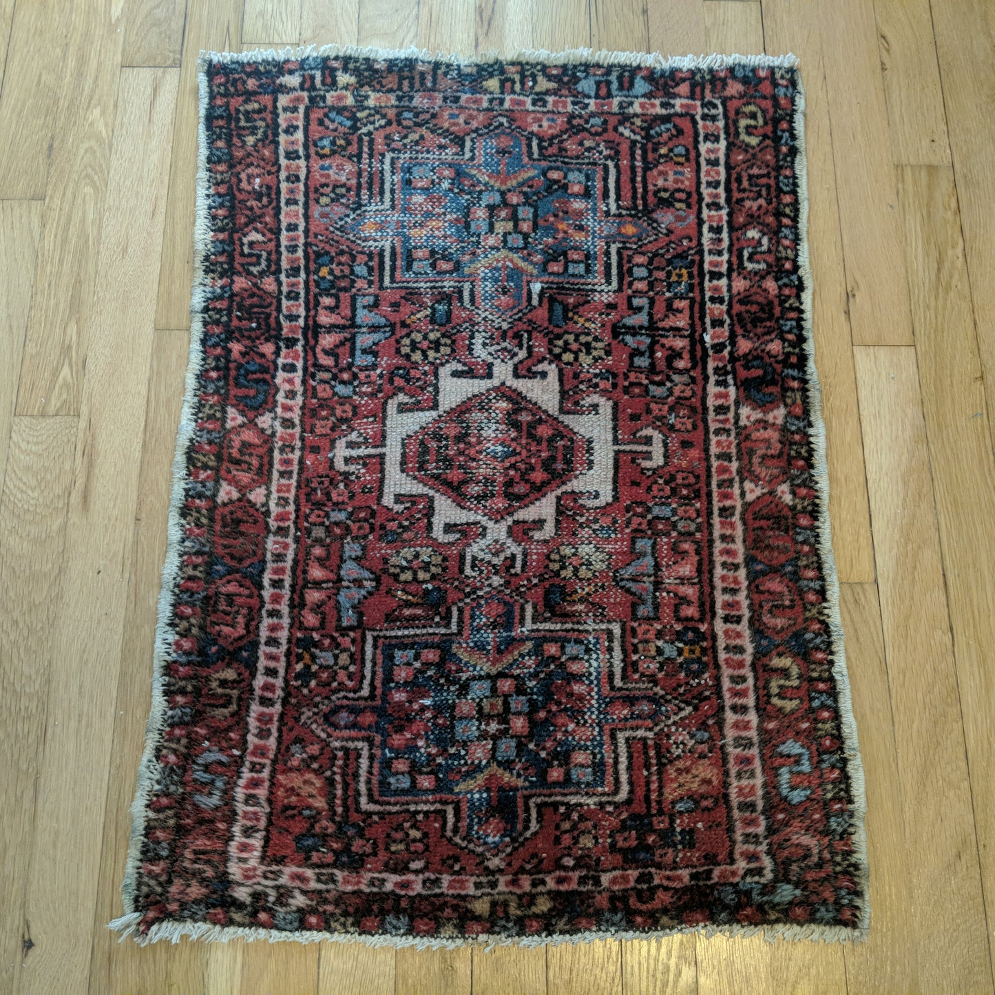 Vintage Rug, 1' 11 x 2' 8 Red