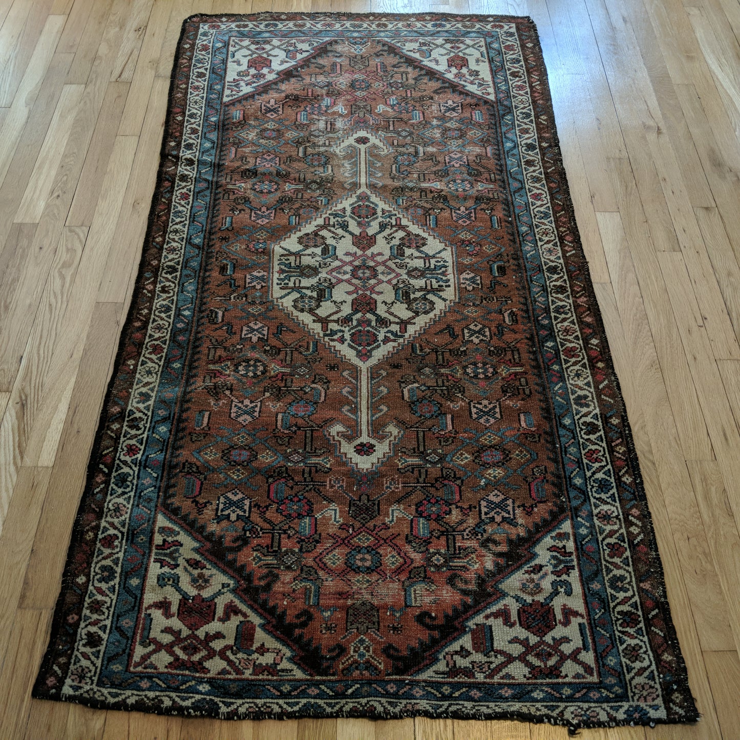 Vintage Rug, 3' 4 x 6' 5 Brown