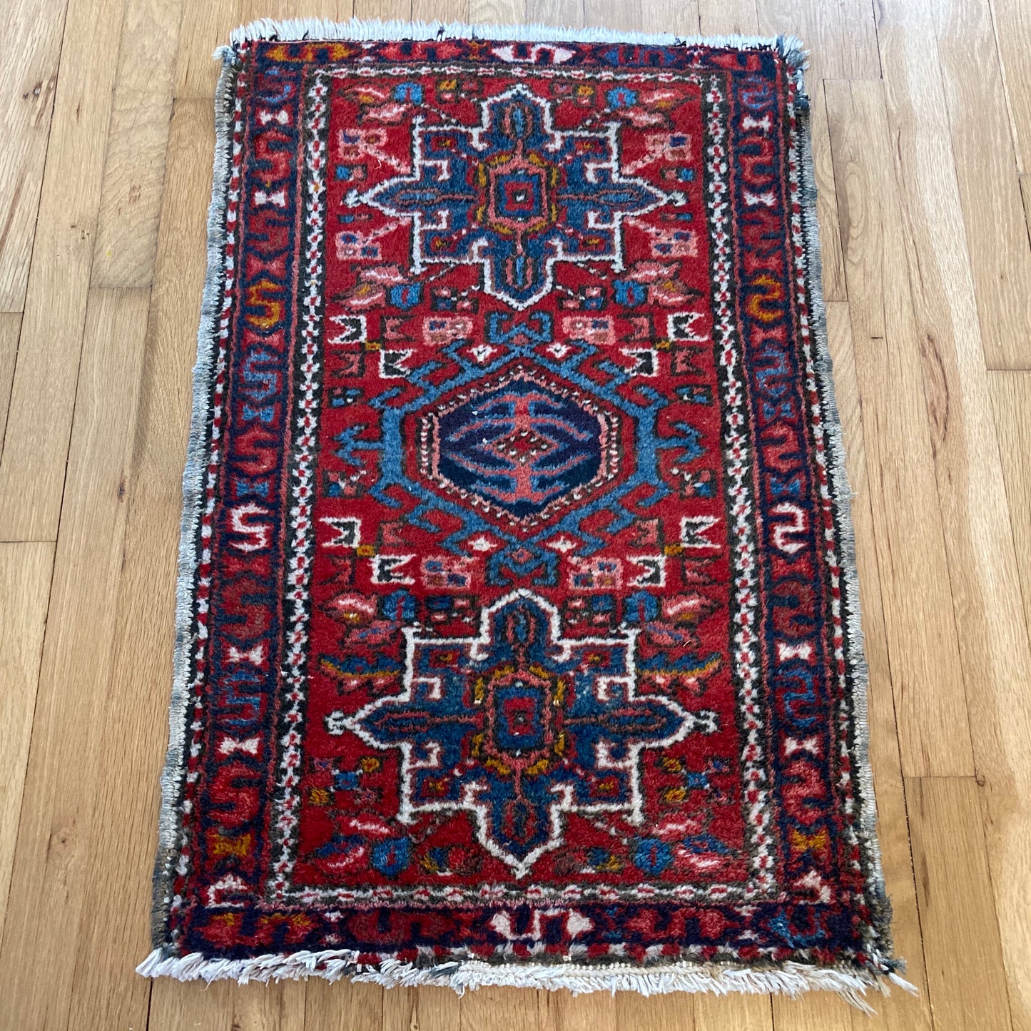 Vintage Rug, 1' 10 x 2' 11 Red