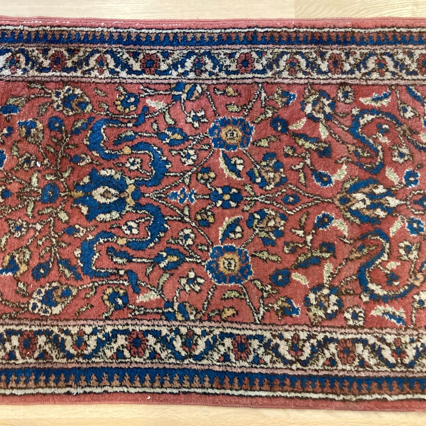 Vintage Rug, 2' 1 x 3' 7 Maroon