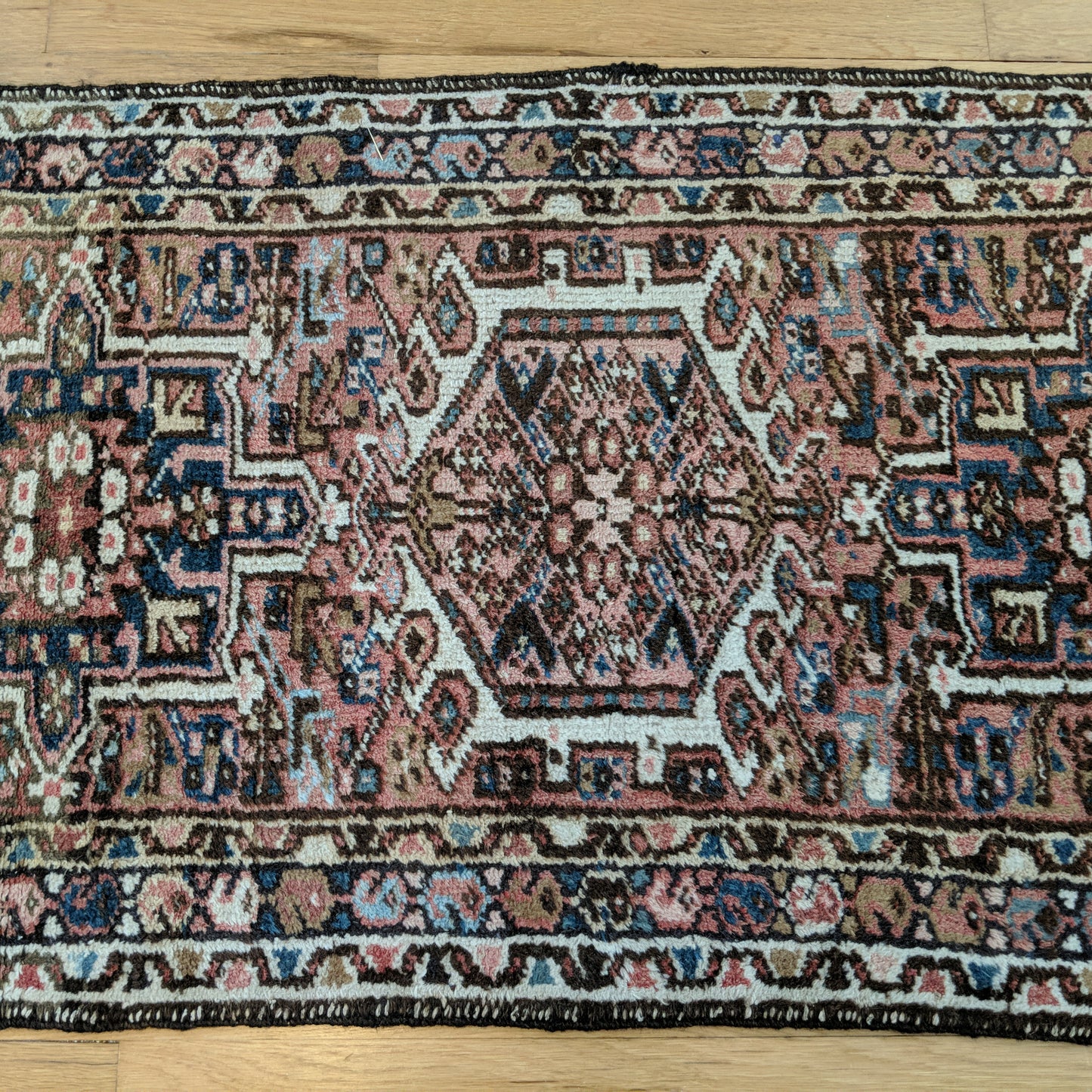 Vintage Rug, 2' 4 x 4' 3 Soft Red