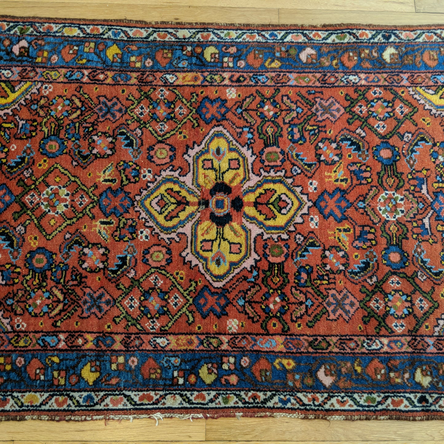 Vintage Rug, 2' 6 x 4' 4 Red