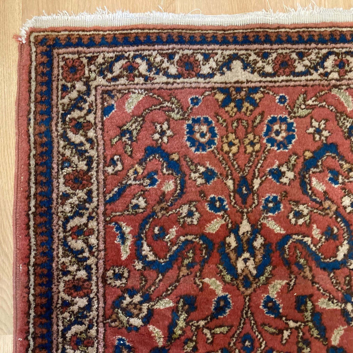 Vintage Rug, 2' 1 x 3' 7 Maroon