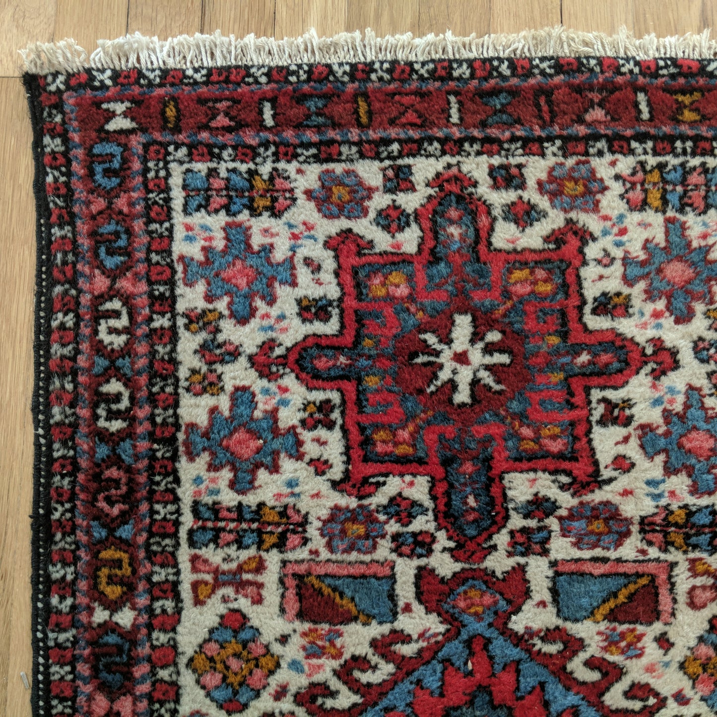 Vintage Rug, 2' 1 x 5' 11 White