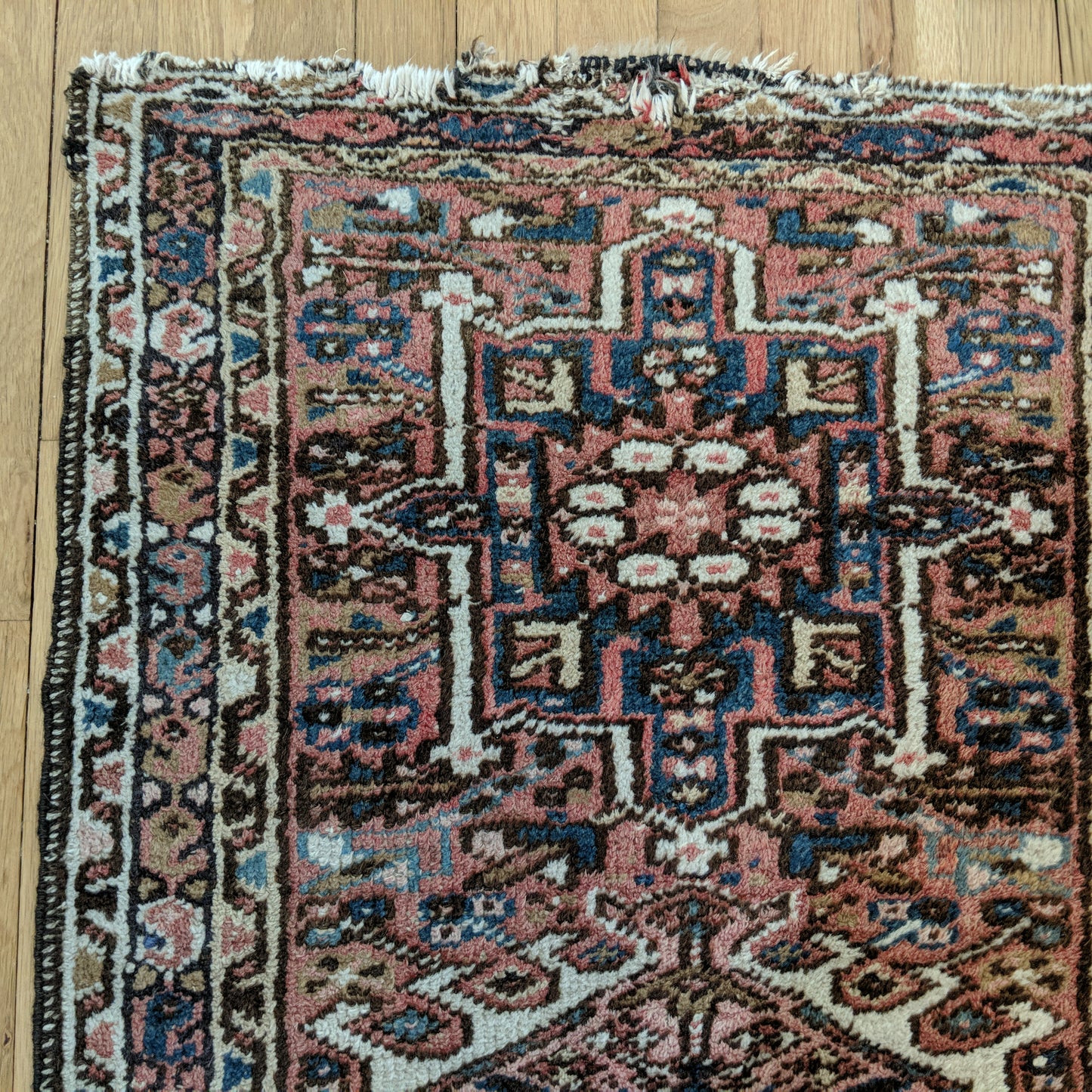 Vintage Rug, 2' 4 x 4' 3 Soft Red