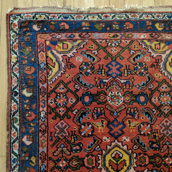 Vintage Rug, 2' 6 x 4' 4 Red