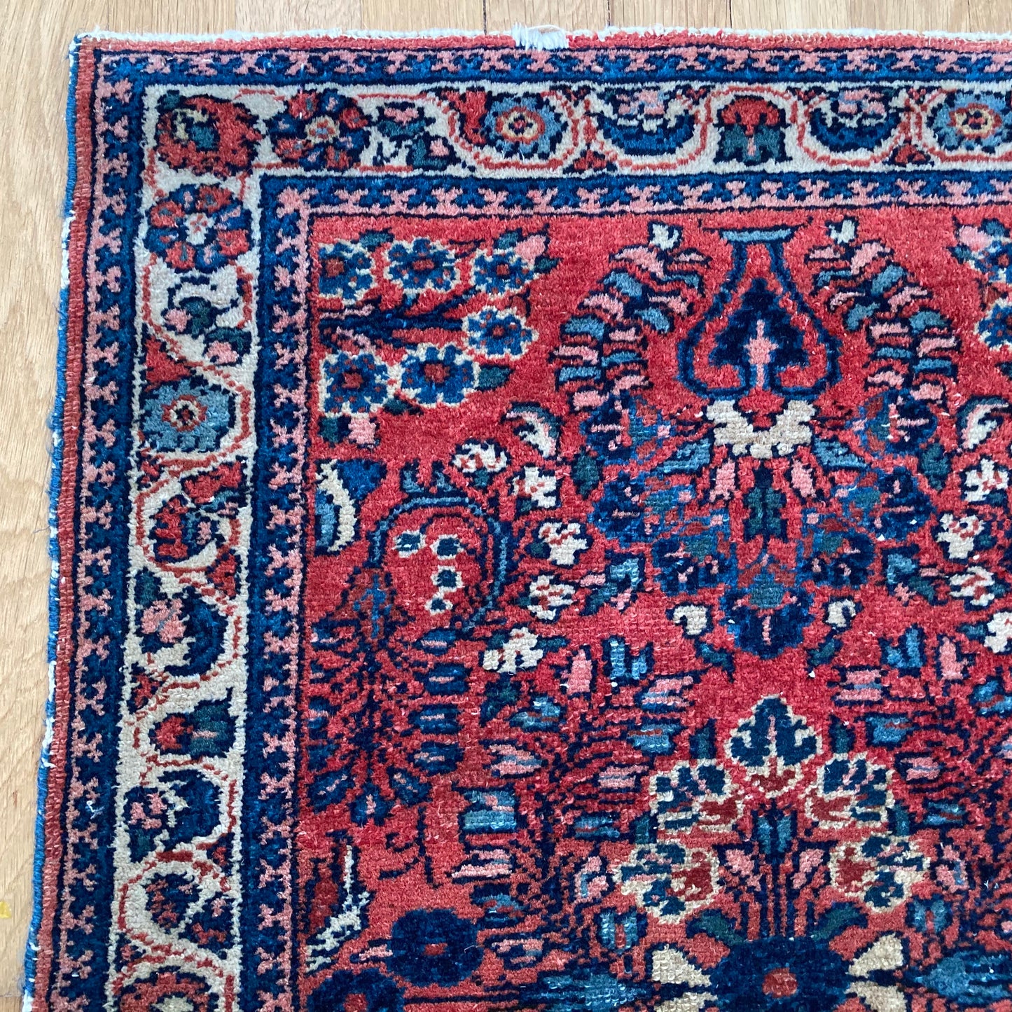 Vintage Rug, 2' 2 x 3' Red