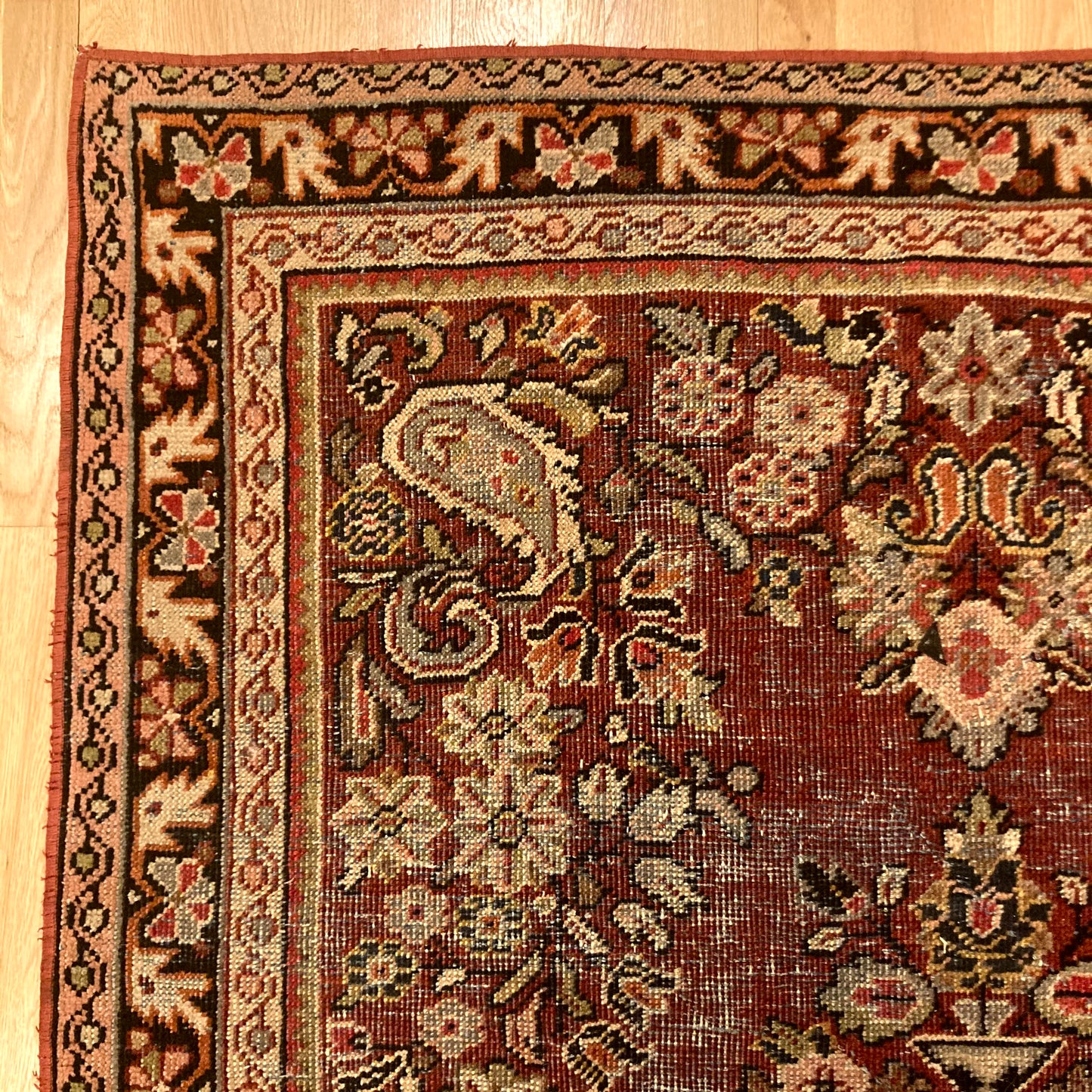 Vintage Rug, 4' 5 x 6' 6 Red