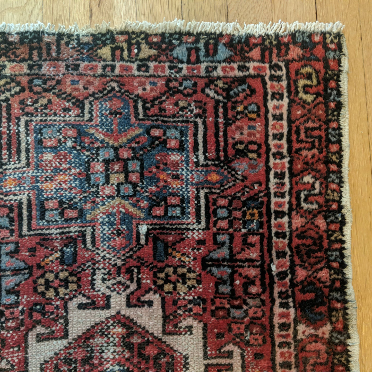Vintage Rug, 1' 11 x 2' 8 Red