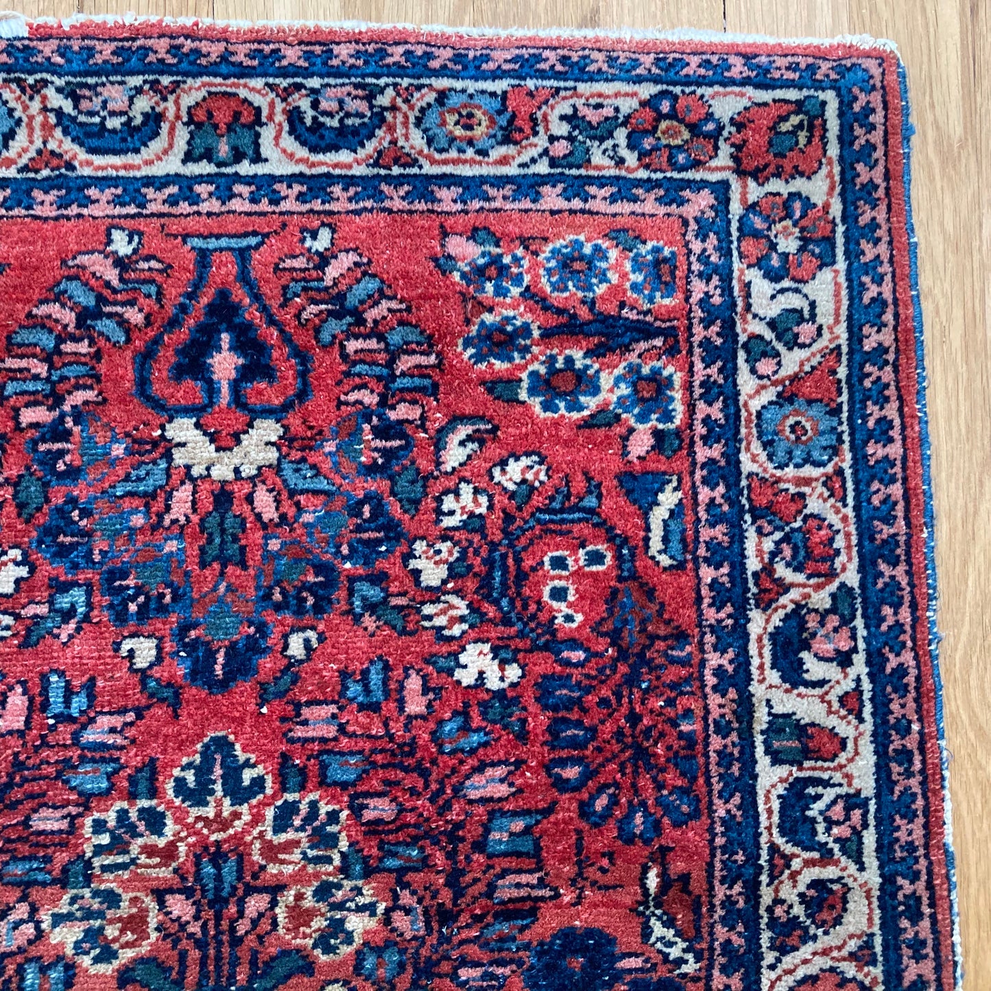 Vintage Rug, 2' 2 x 3' Red