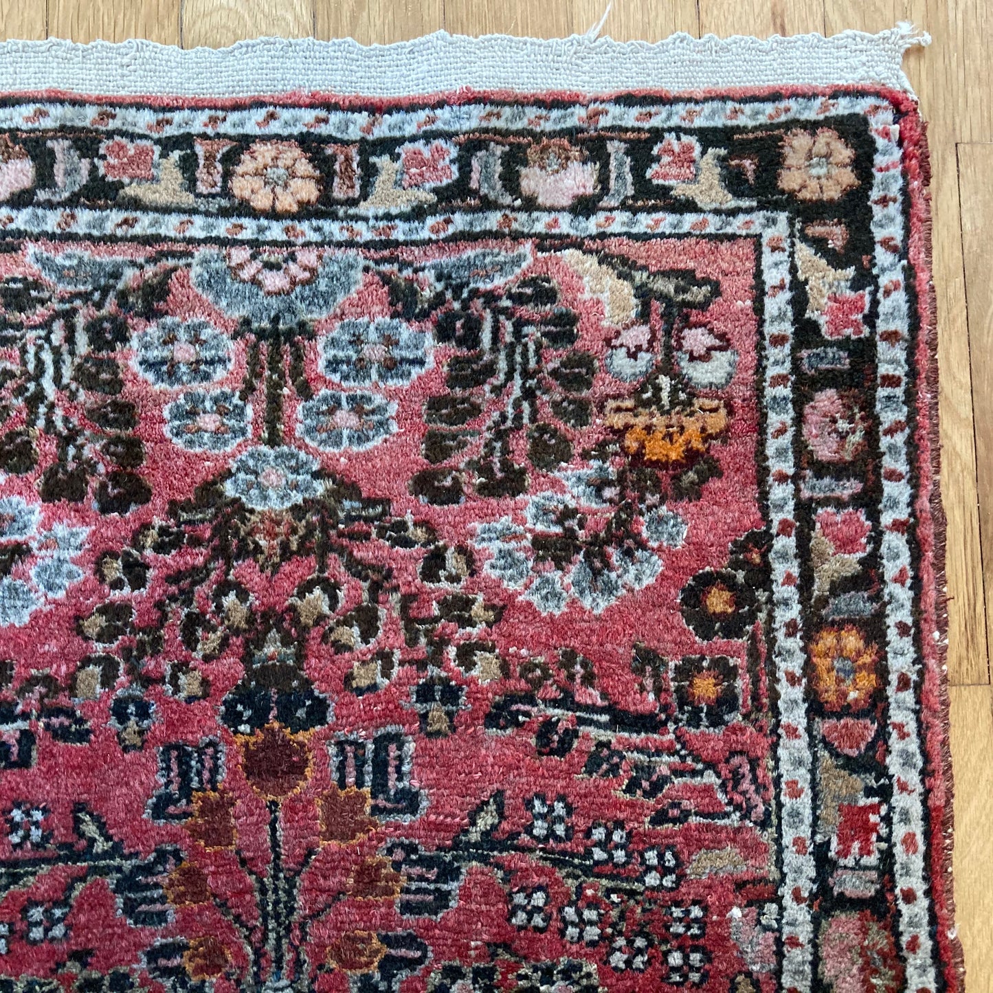 Vintage Rug, 1' 11 x 3' Pink
