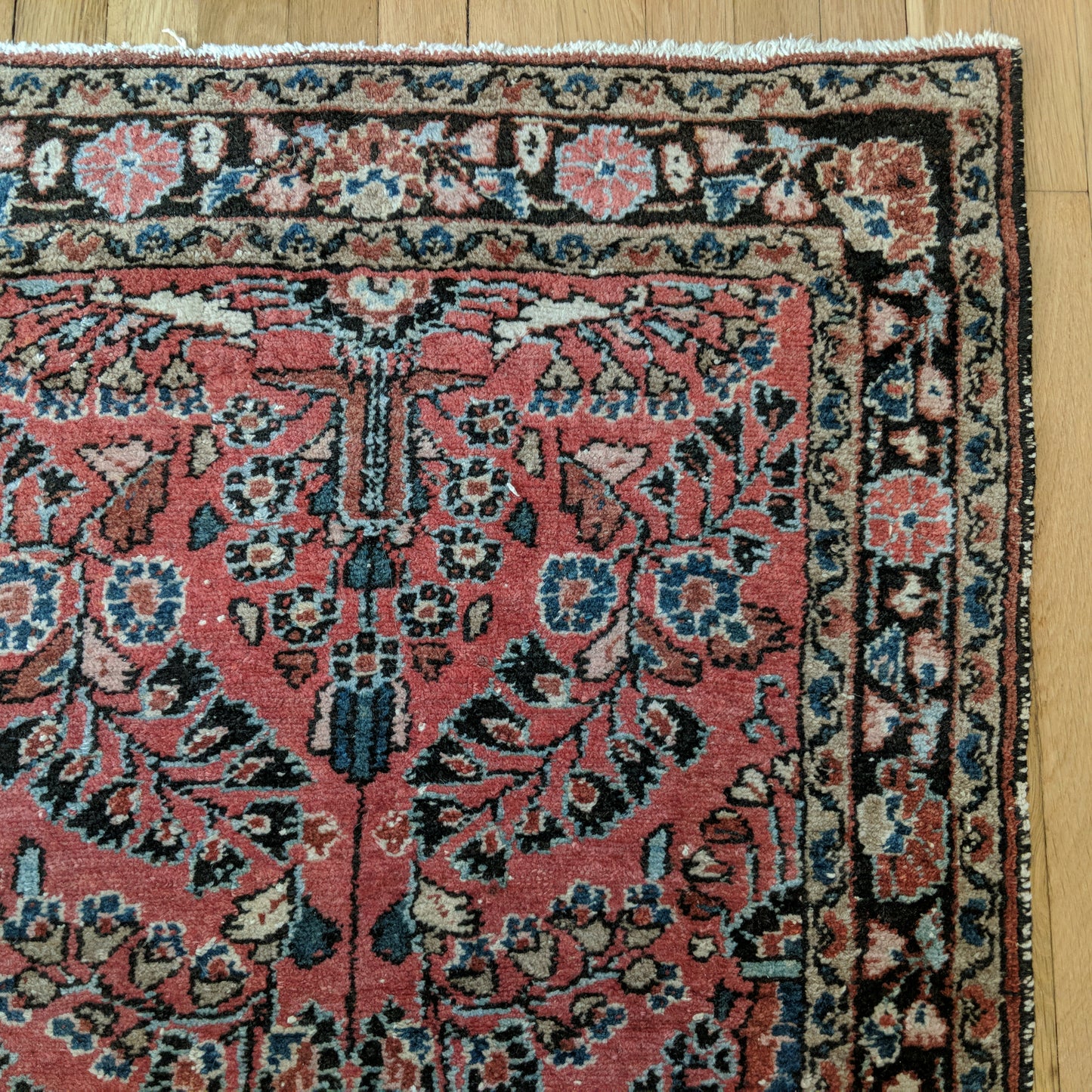 Vintage Rug, 2' 9 x 6' 8 Pink