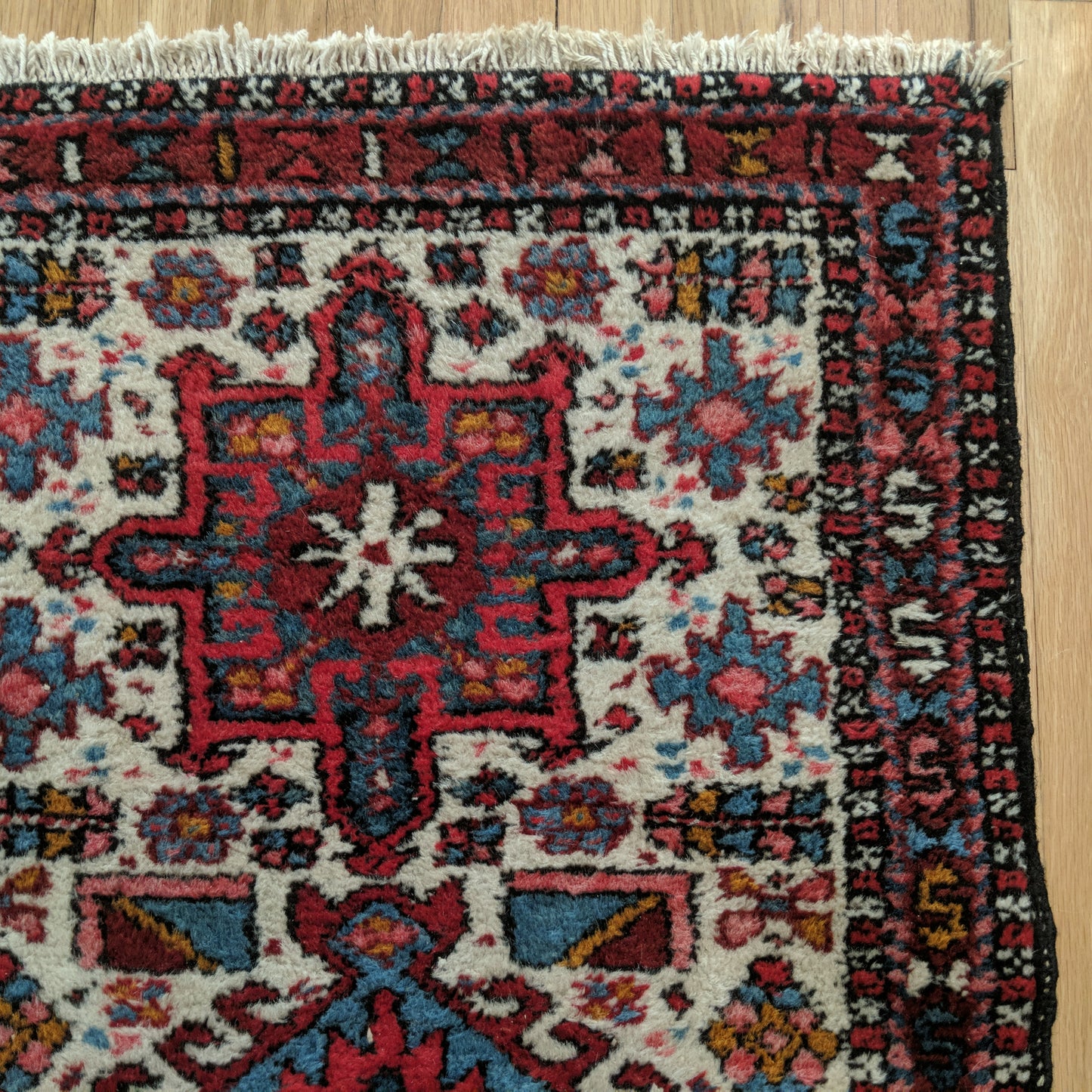 Vintage Rug, 2' 1 x 5' 11 White