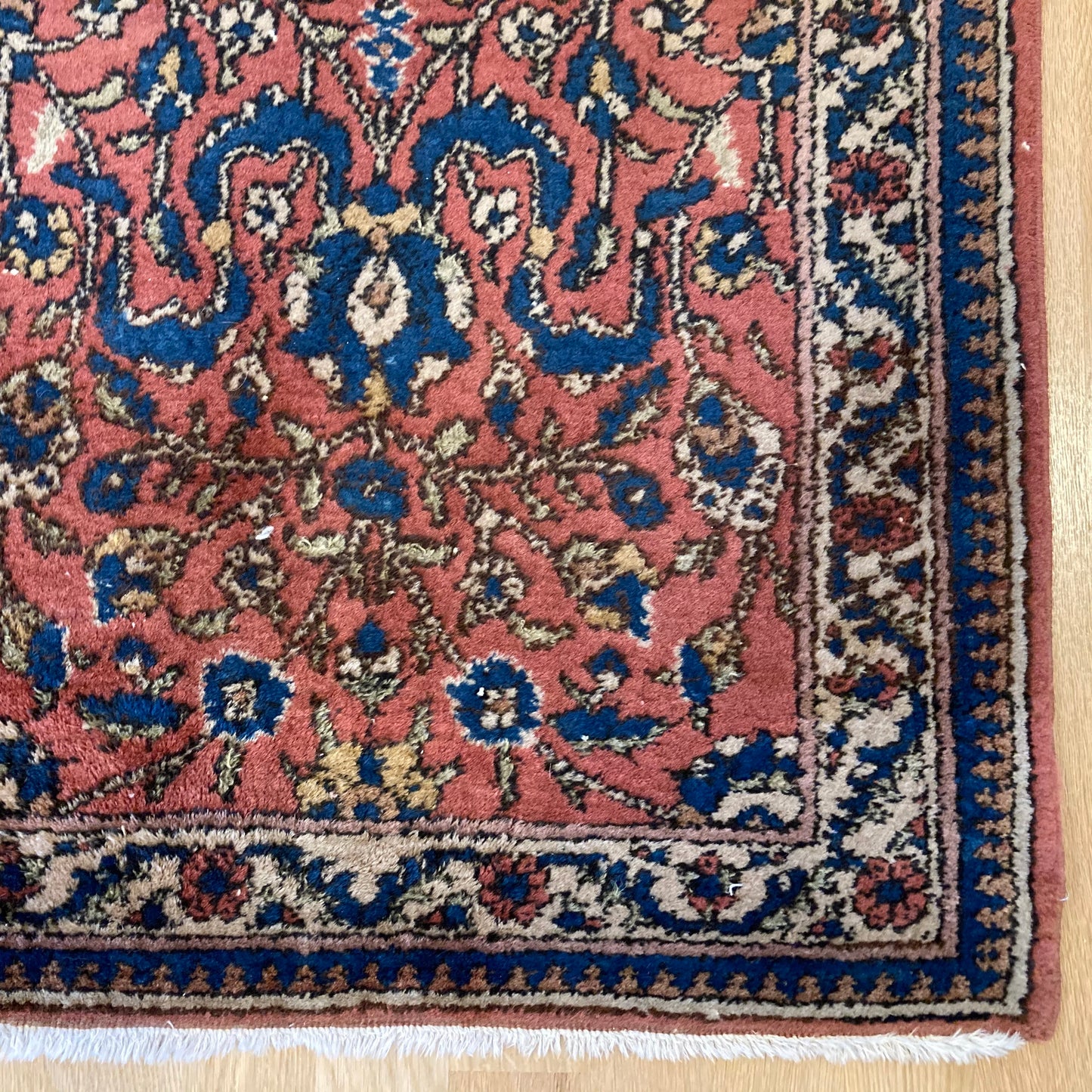 Vintage Rug, 2' 1 x 3' 7 Maroon