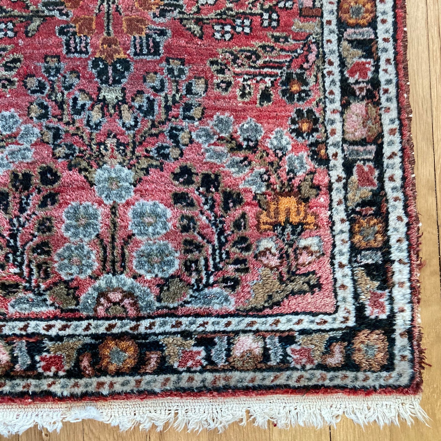 Vintage Rug, 1' 11 x 3' Pink