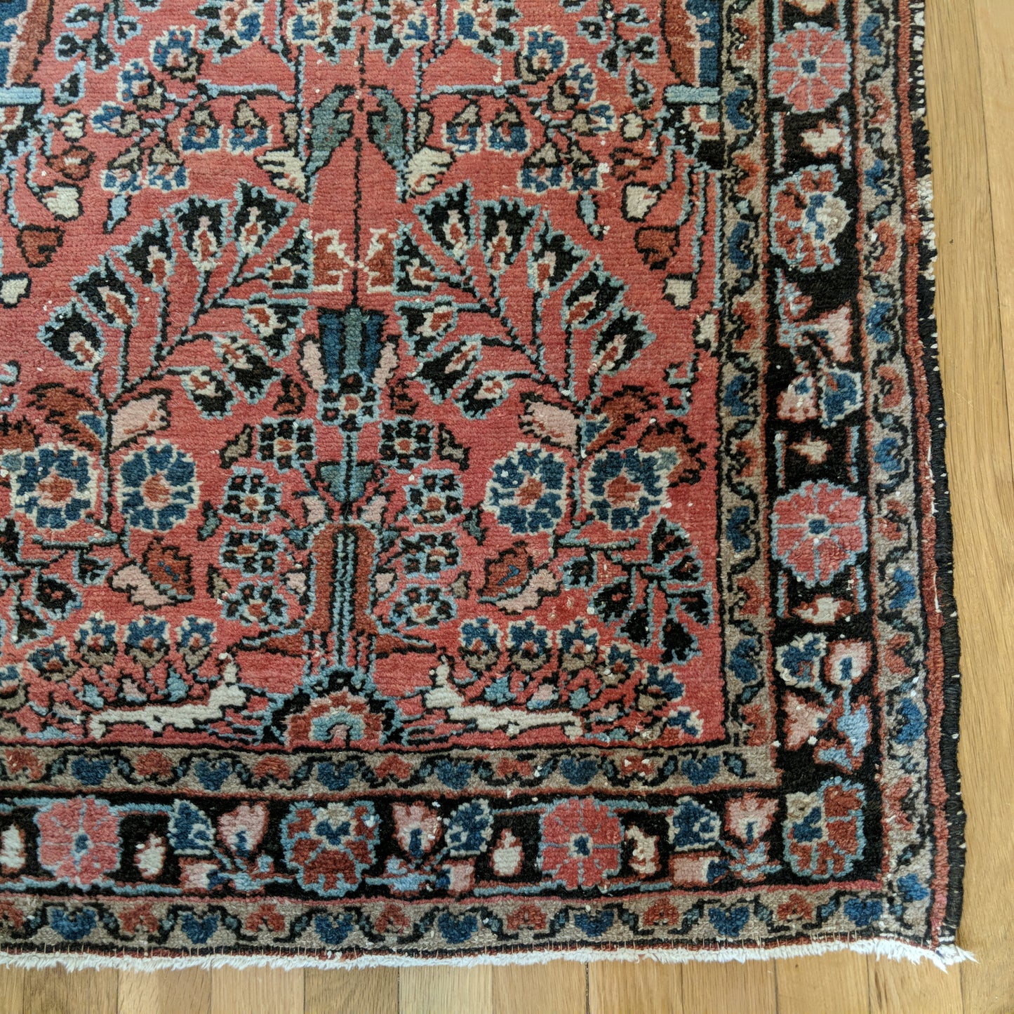 Vintage Rug, 2' 9 x 6' 8 Pink