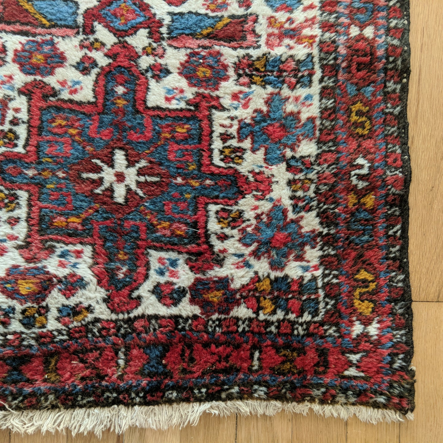 Vintage Rug, 2' 1 x 5' 11 White