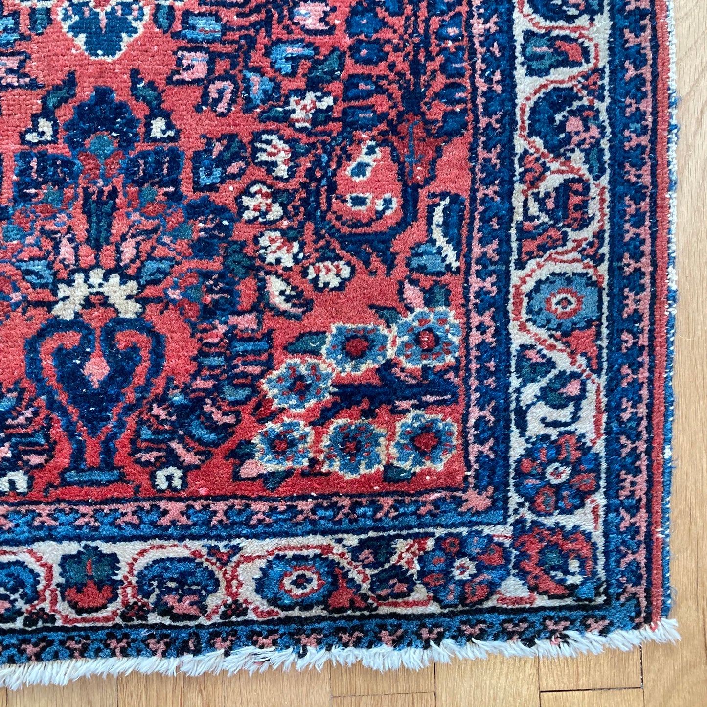 Vintage Rug, 2' 2 x 3' Red