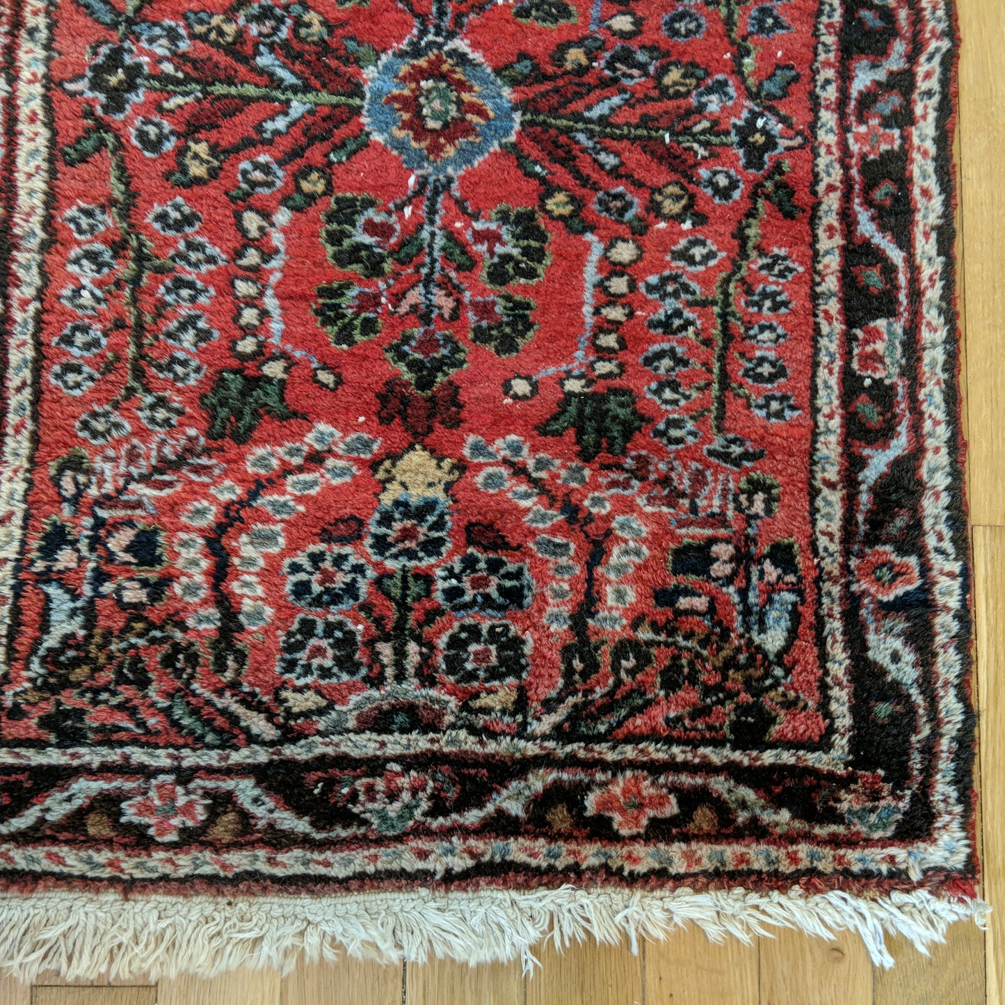 Vintage Rug, 1' 11 x 2' 11 Red