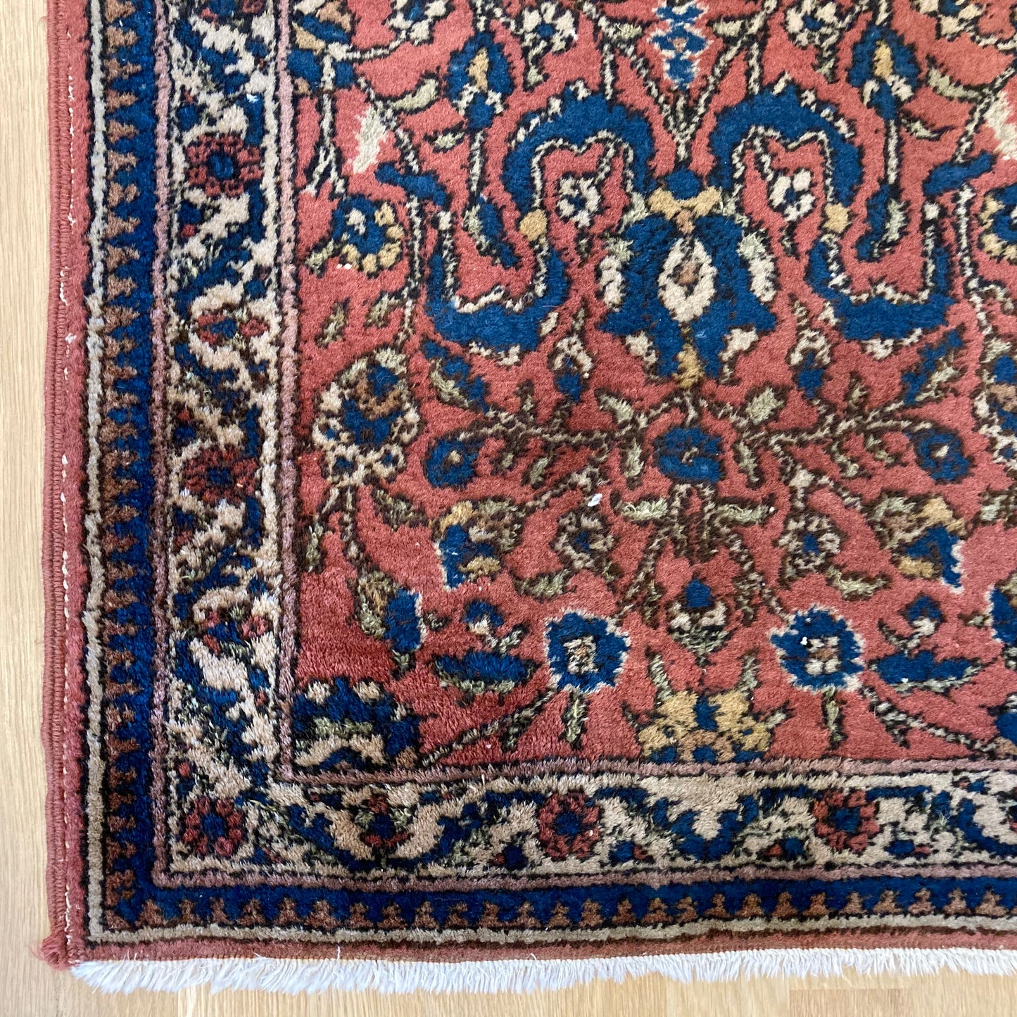 Vintage Rug, 2' 1 x 3' 7 Maroon