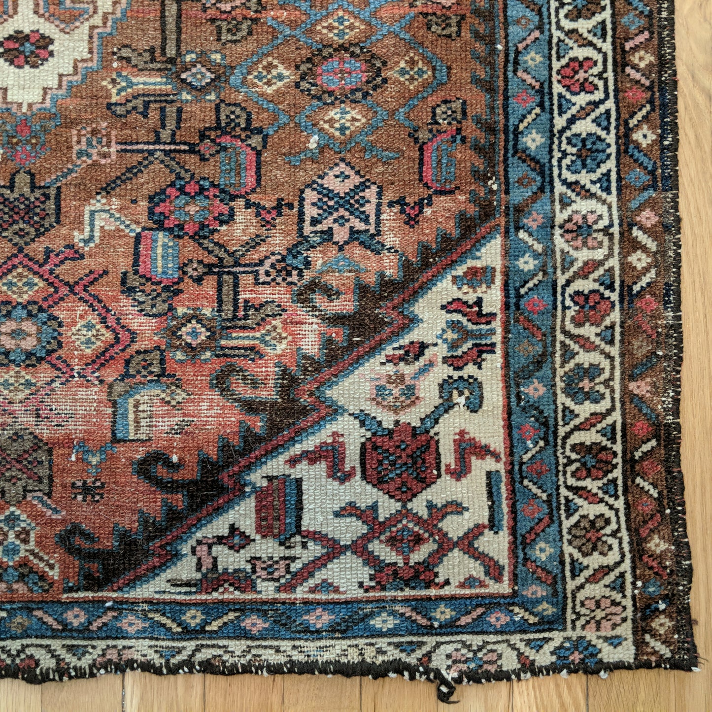 Vintage Rug, 3' 4 x 6' 5 Brown
