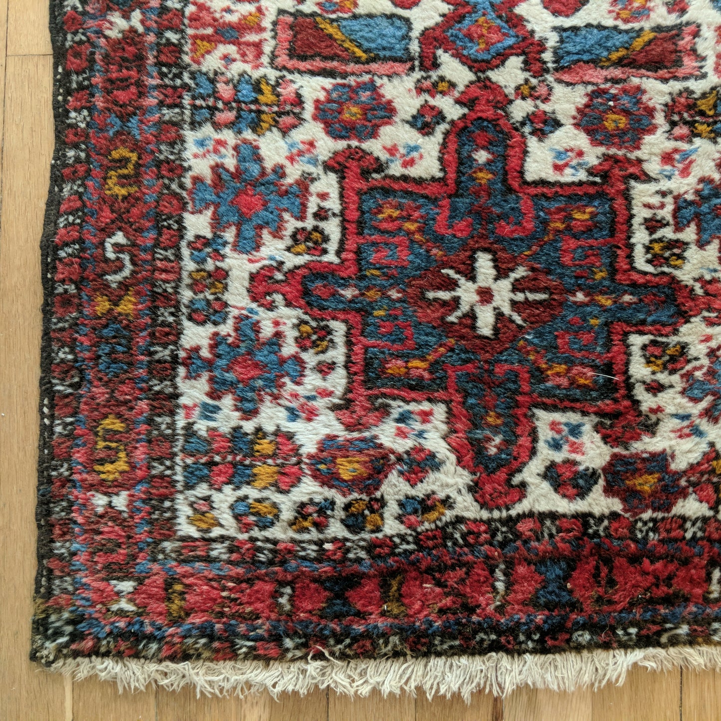 Vintage Rug, 2' 1 x 5' 11 White