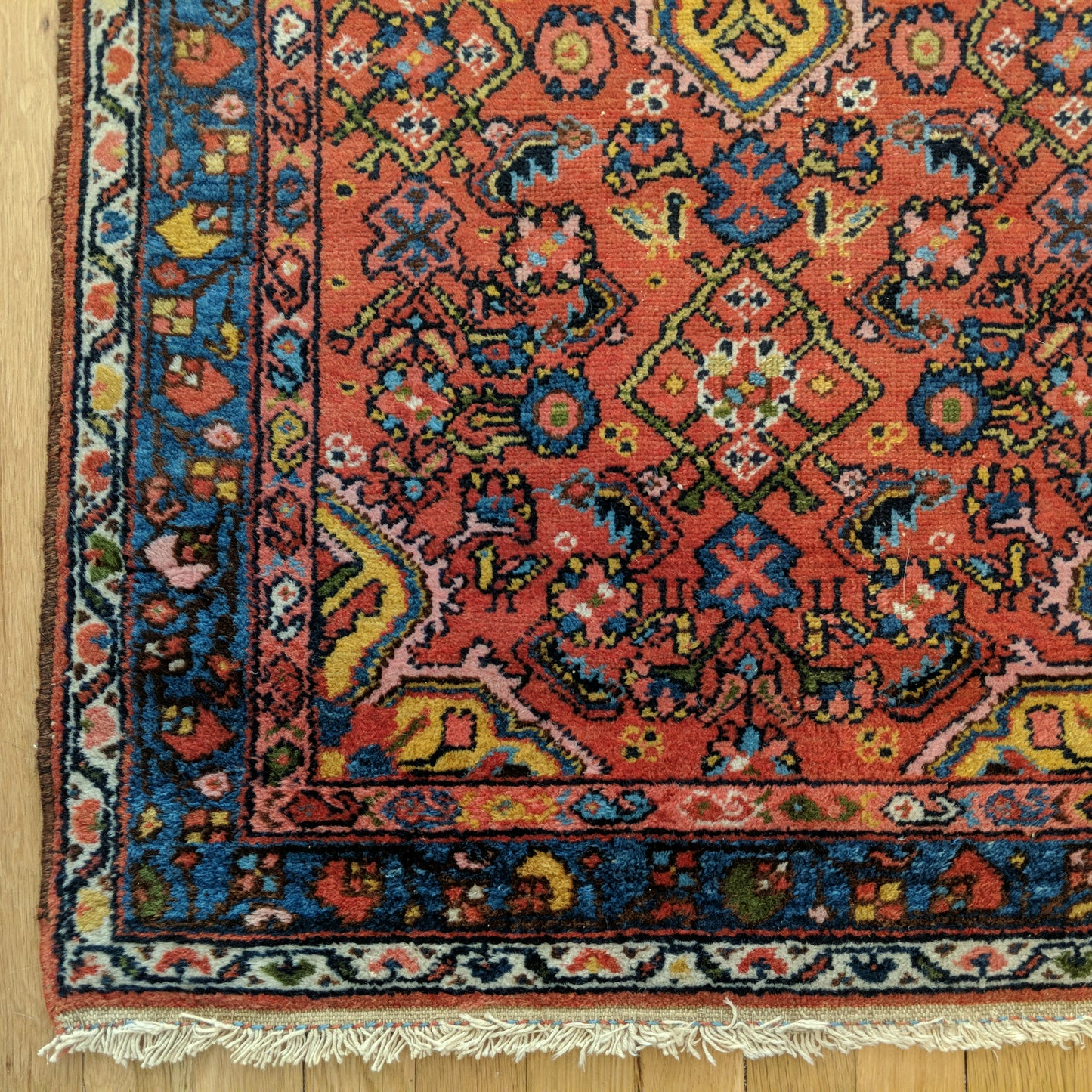 Vintage Rug, 2' 6 x 4' 4 Red