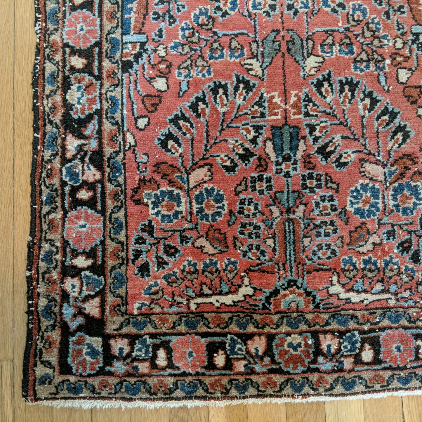 Vintage Rug, 2' 9 x 6' 8 Pink