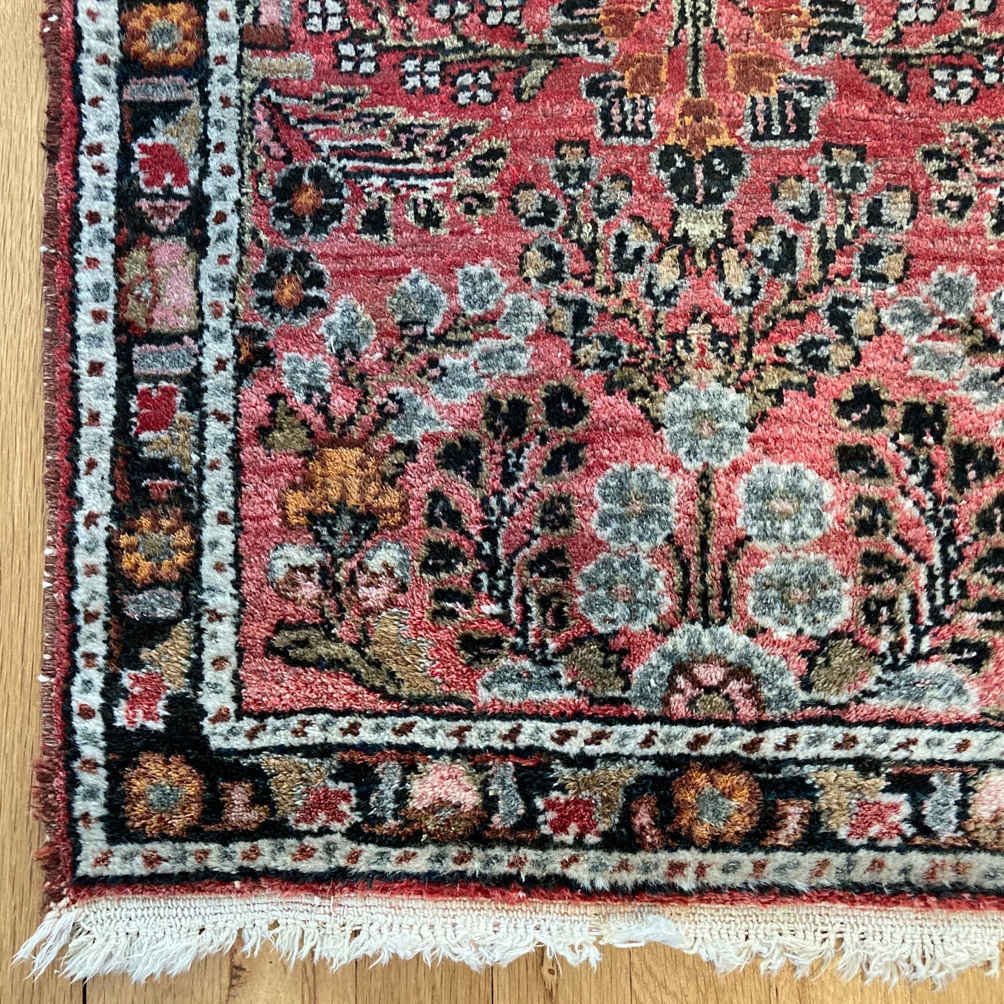 Vintage Rug, 1' 11 x 3' Pink