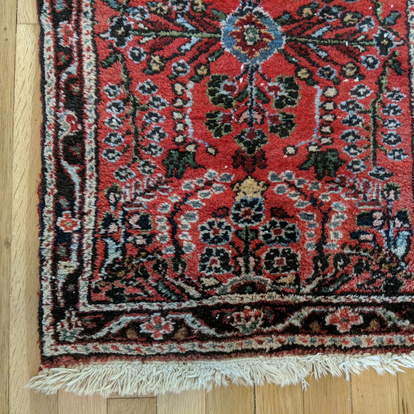 Vintage Rug, 1' 11 x 2' 11 Red