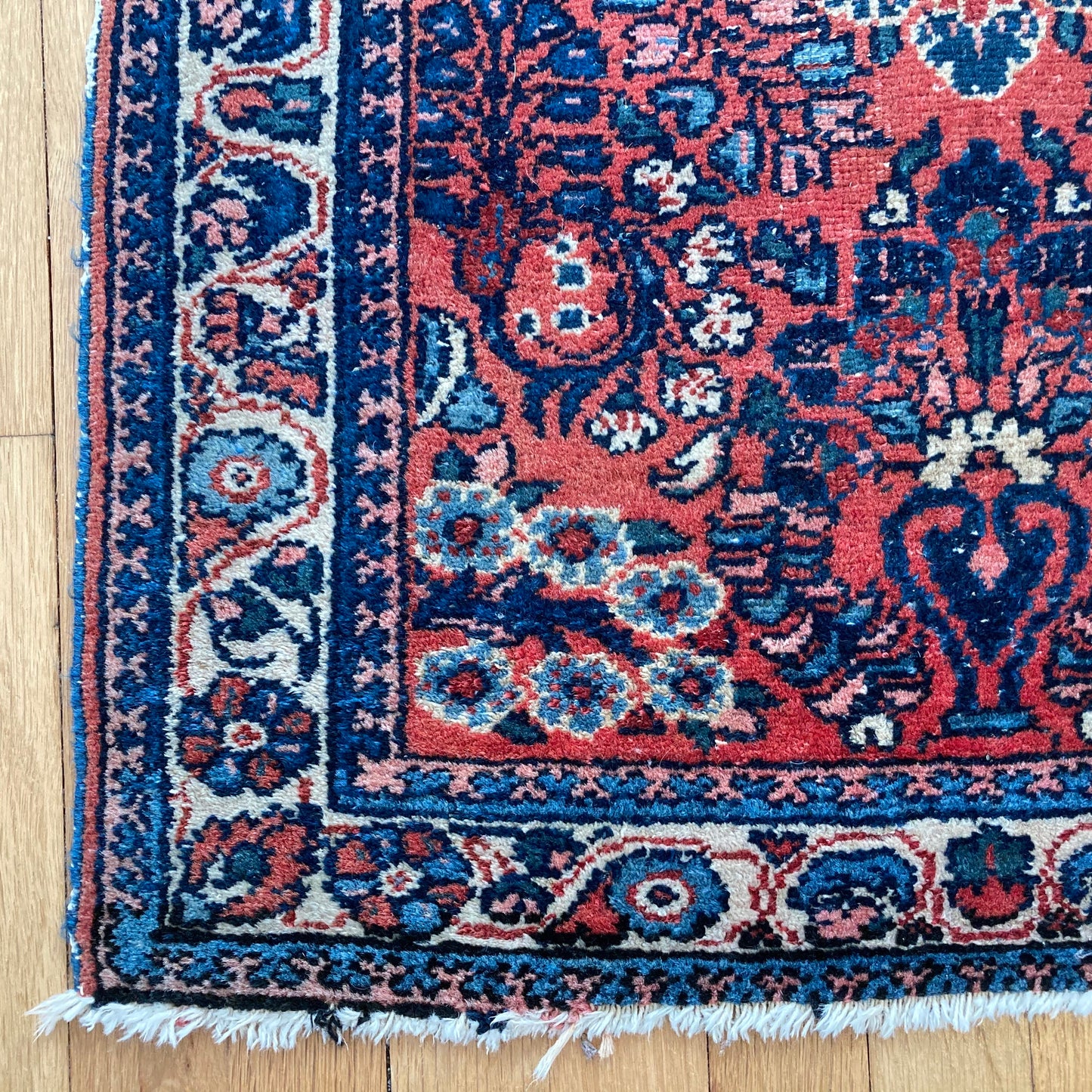 Vintage Rug, 2' 2 x 3' Red
