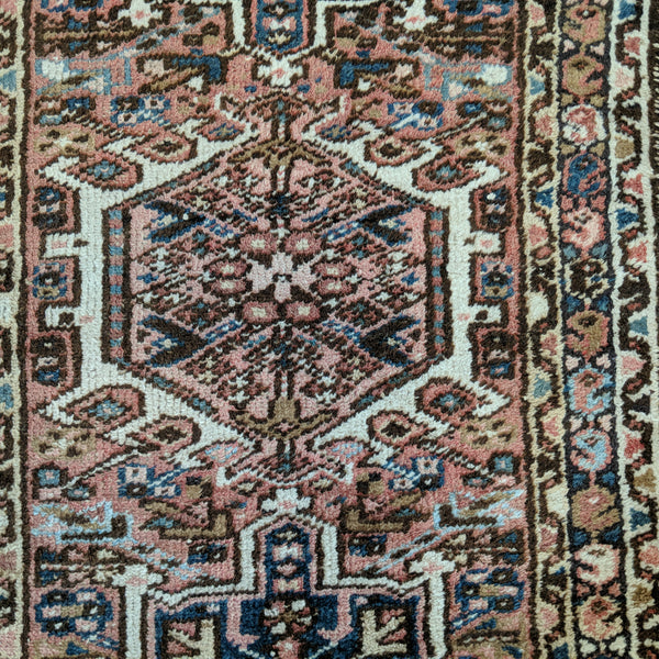 Vintage Rug, 2' 4 x 4' 3 Soft Red