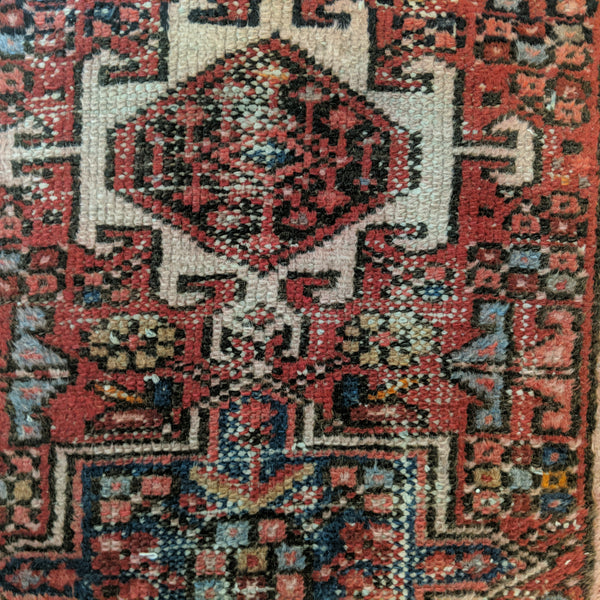 Vintage Rug, 1' 11 x 2' 8 Red