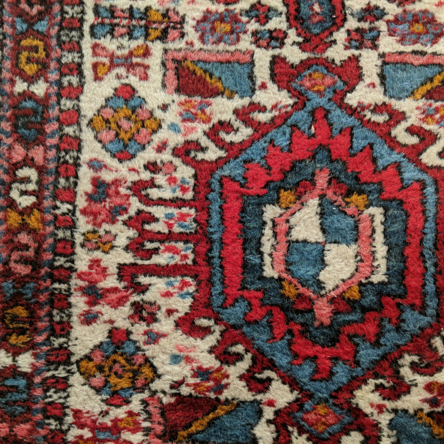 Vintage Rug, 2' 1 x 5' 11 White