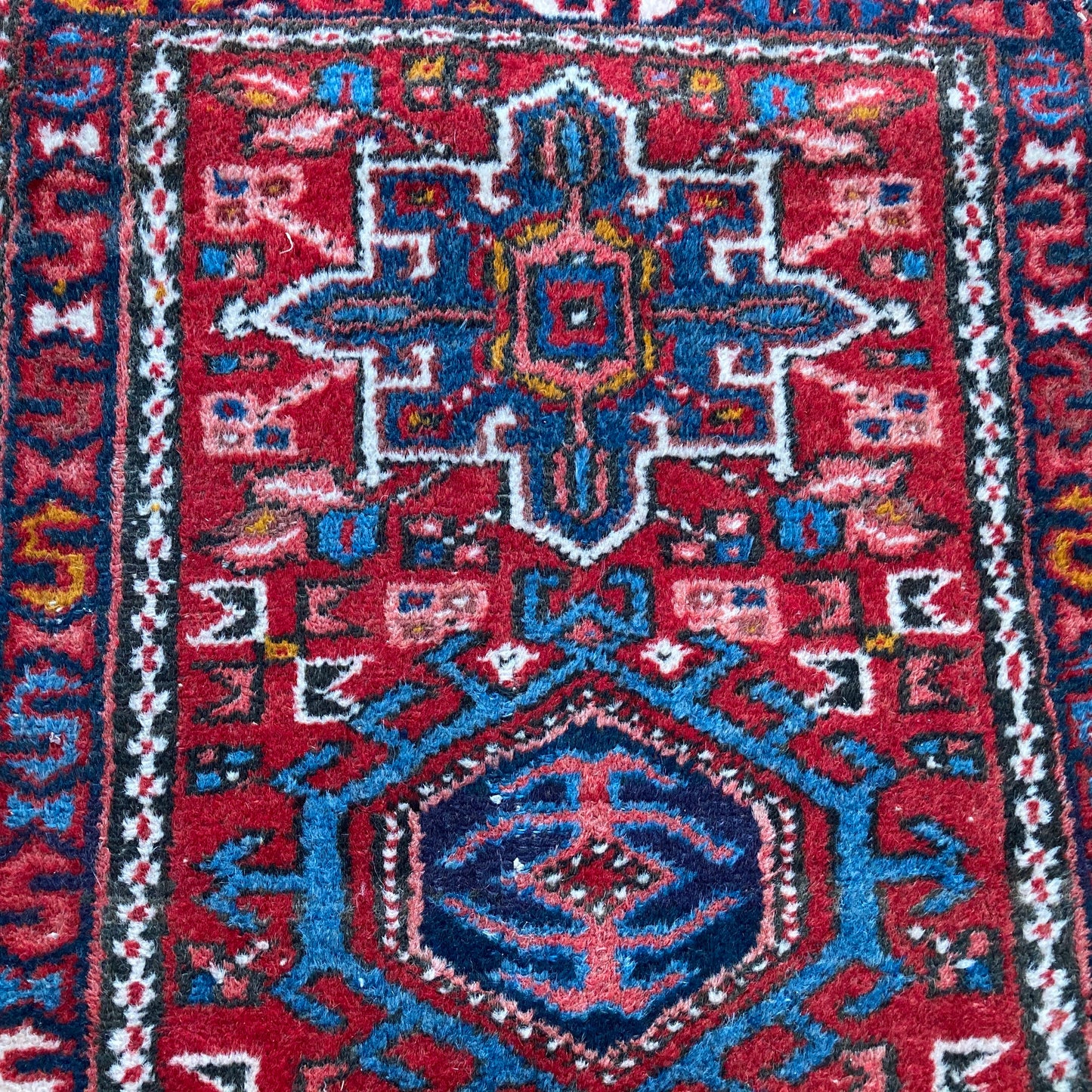 Vintage Rug, 1' 10 x 2' 11 Red