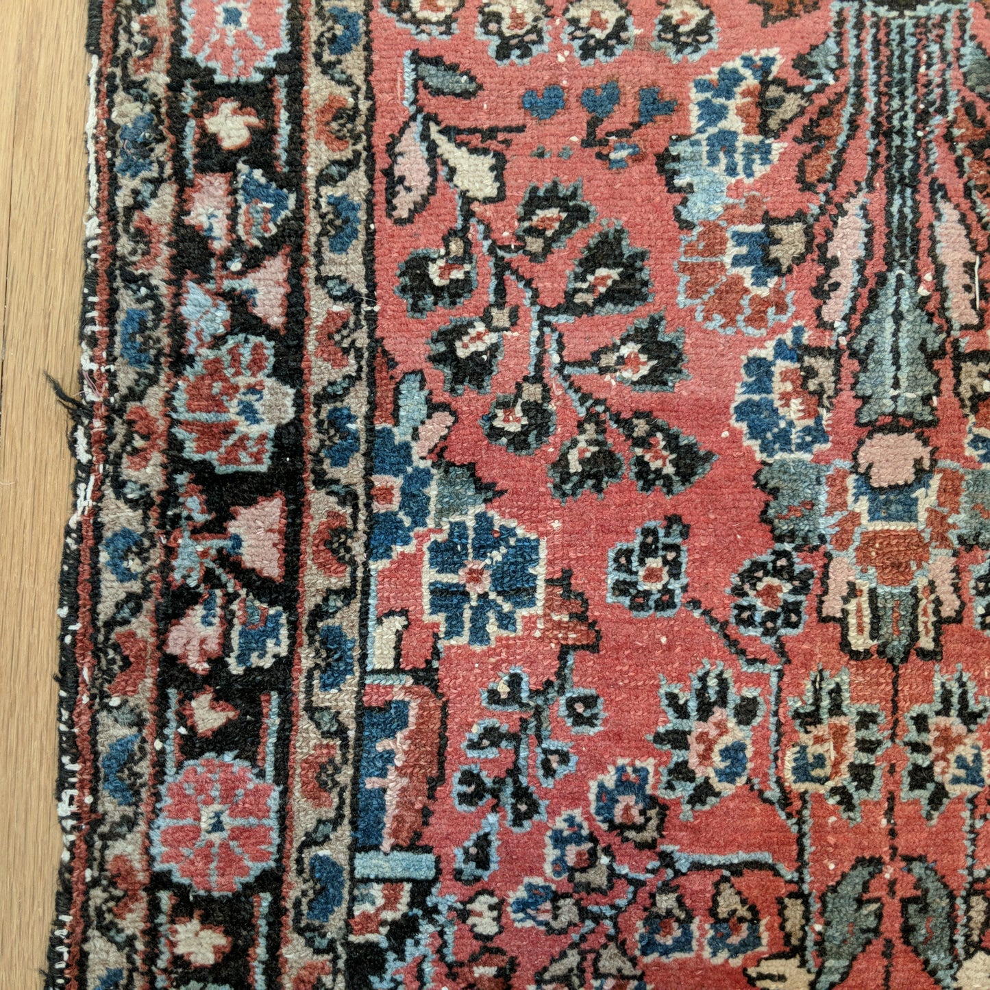 Vintage Rug, 2' 9 x 6' 8 Pink